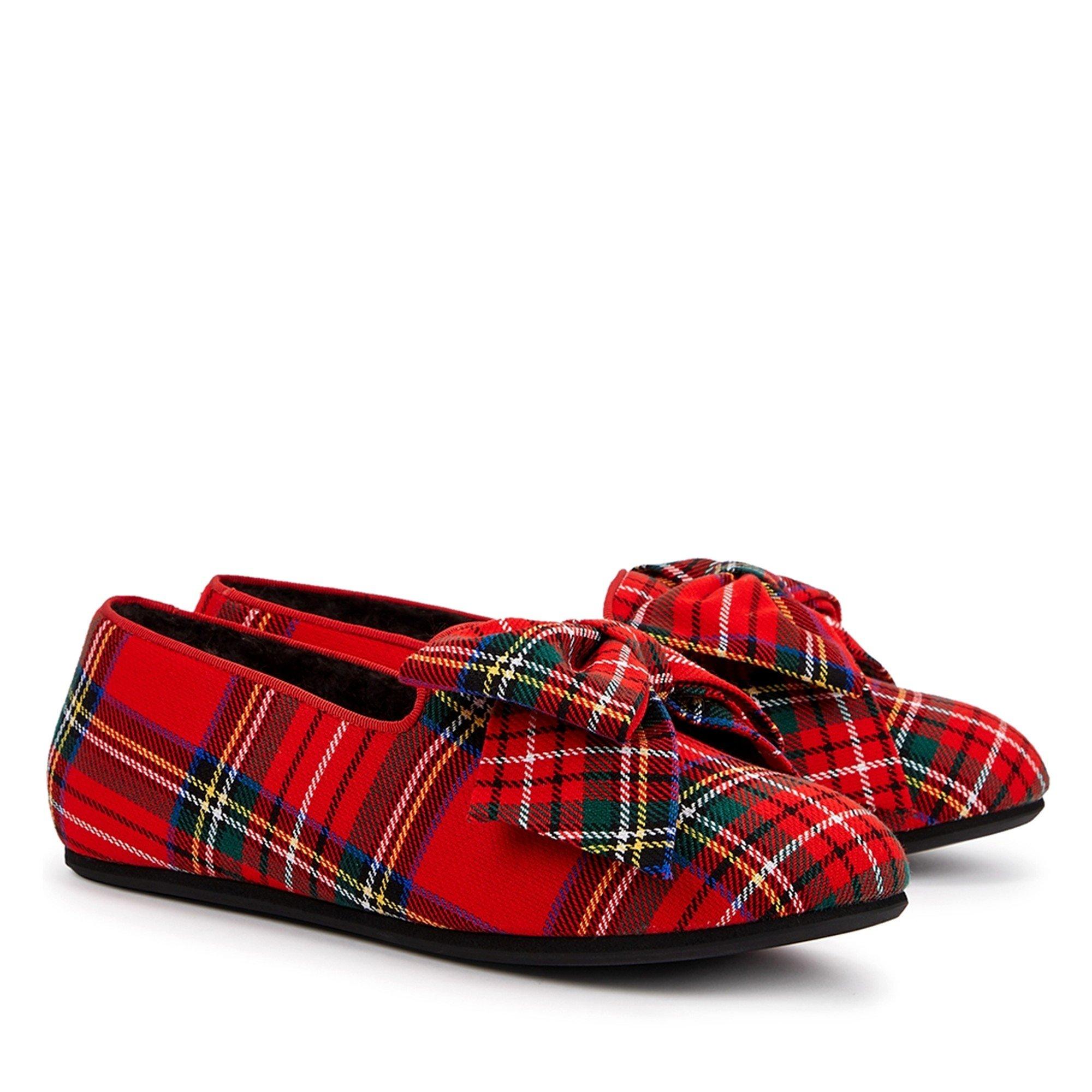 MULTICOLOURED - Hums - PUNK TARTAN BOWTIE LOAFER - 2