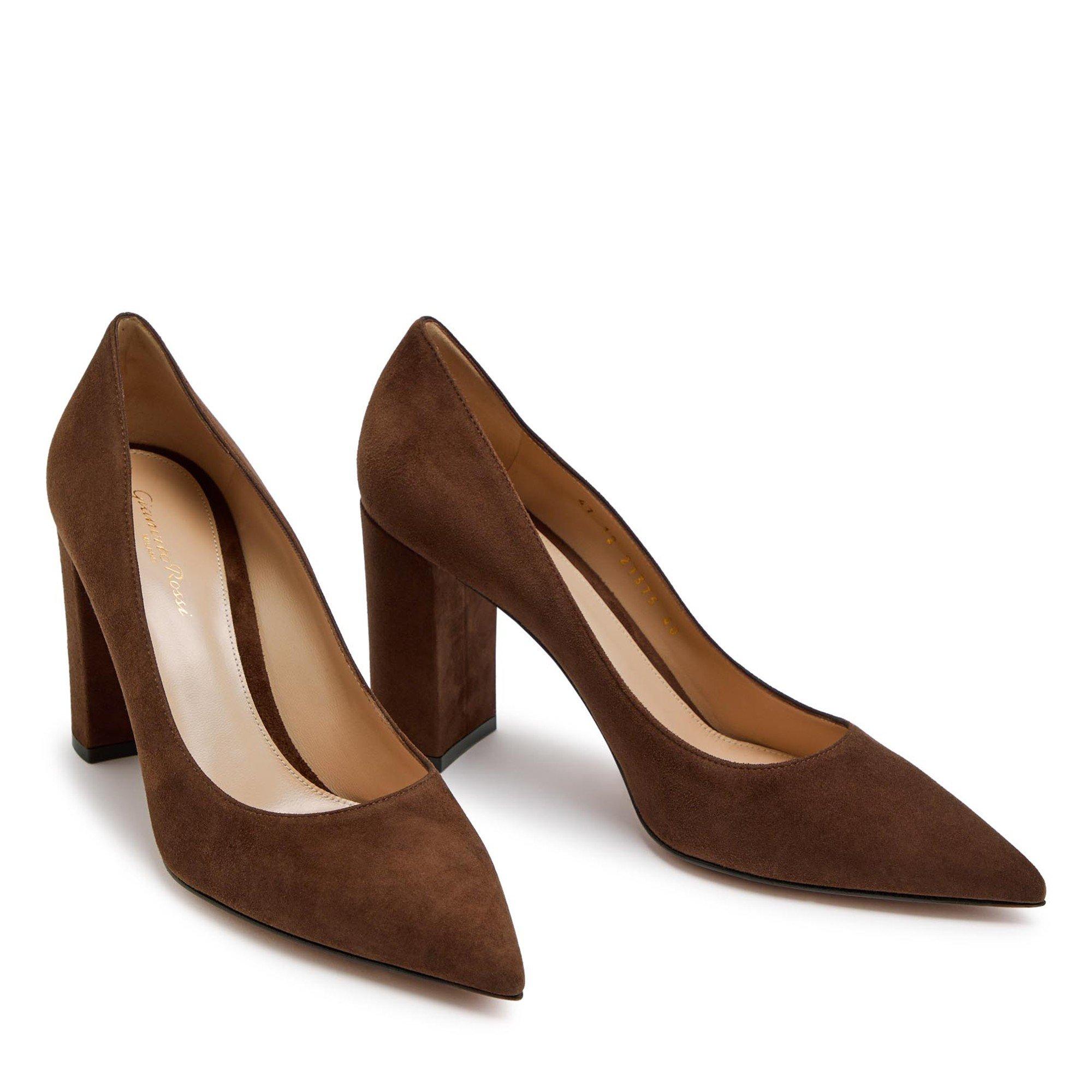 BROWN - Gianvito Rossi - PIPER PUMP 85 - 4