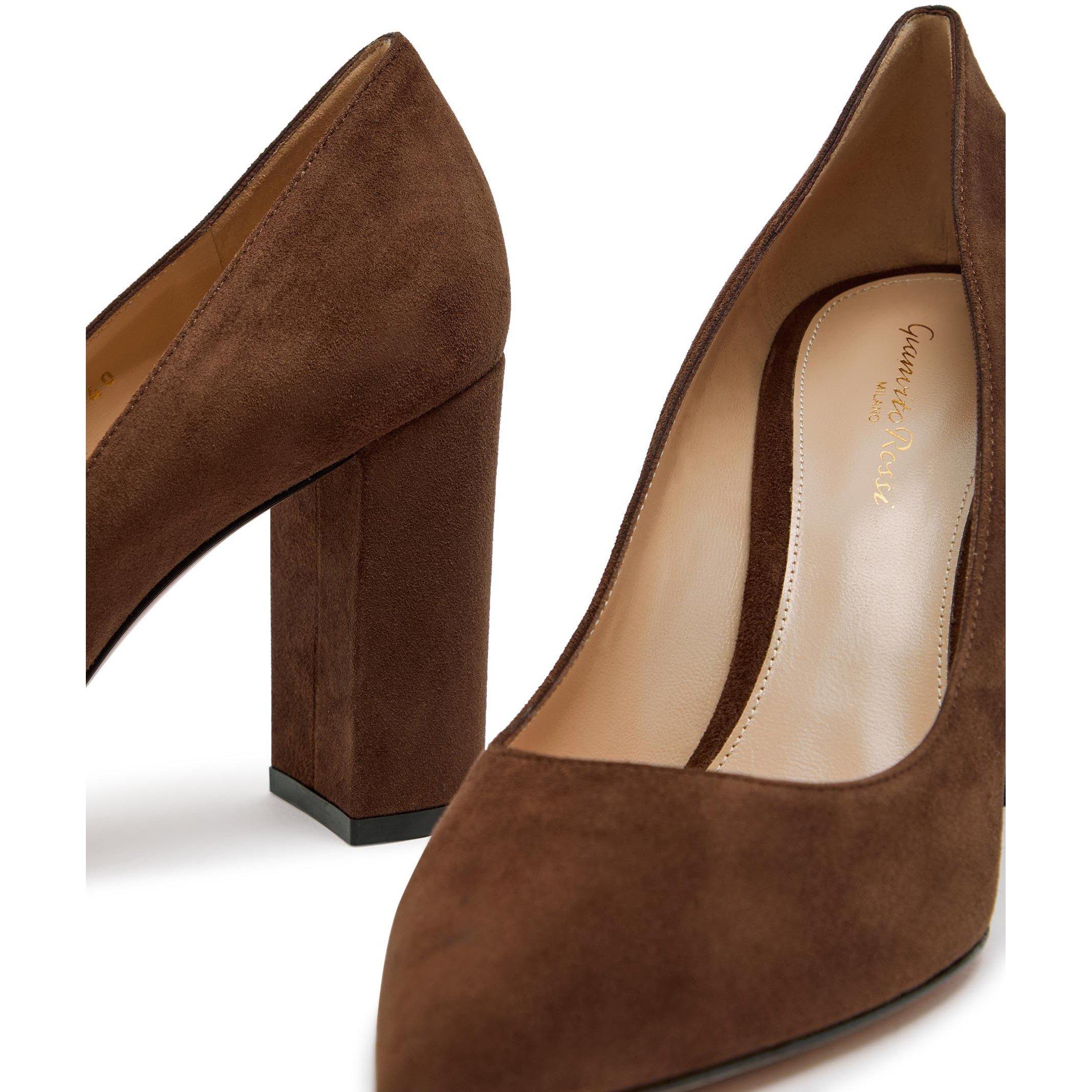 BROWN - Gianvito Rossi - PIPER PUMP 85 - 5