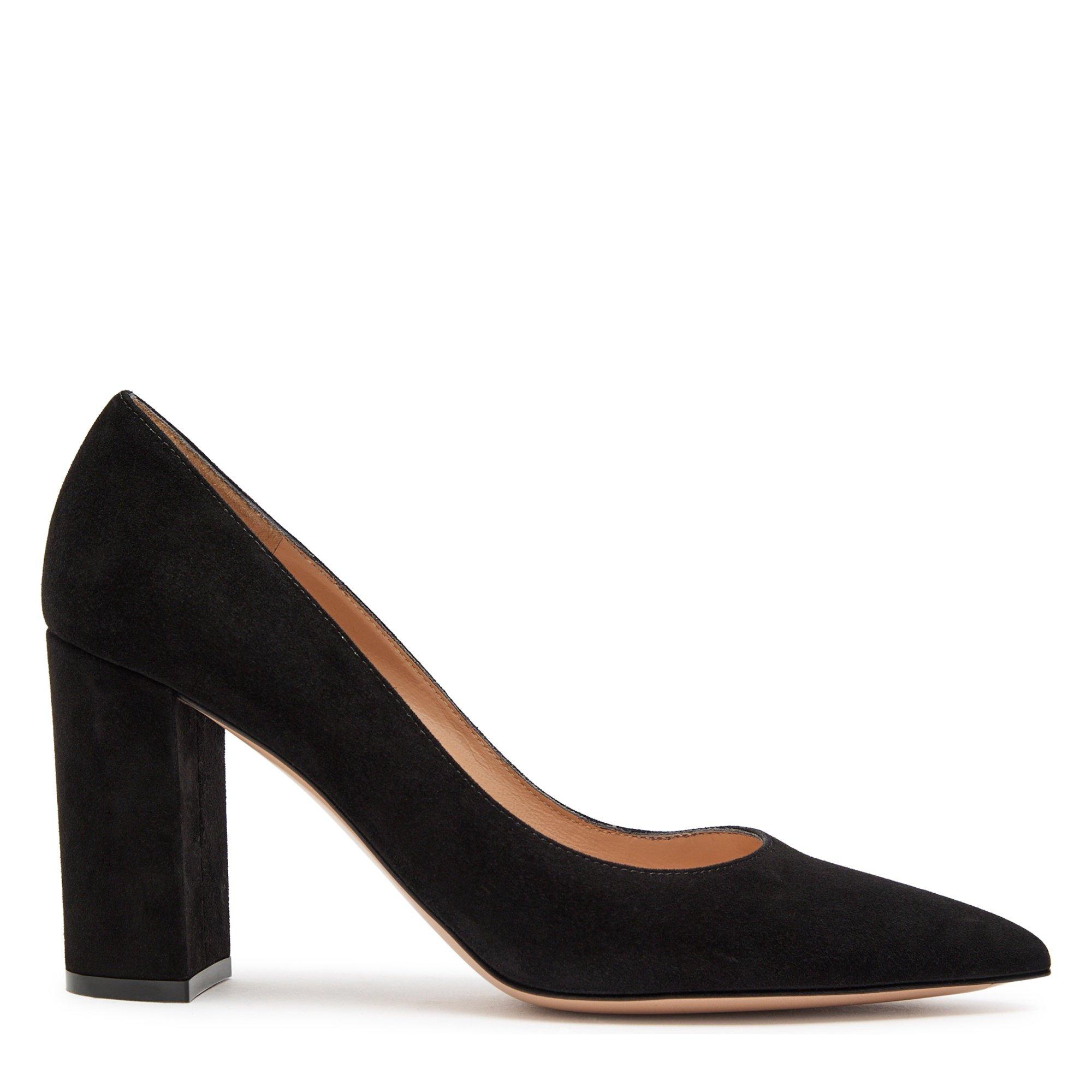 Women's Piper Pump 85 Suede Block Heels