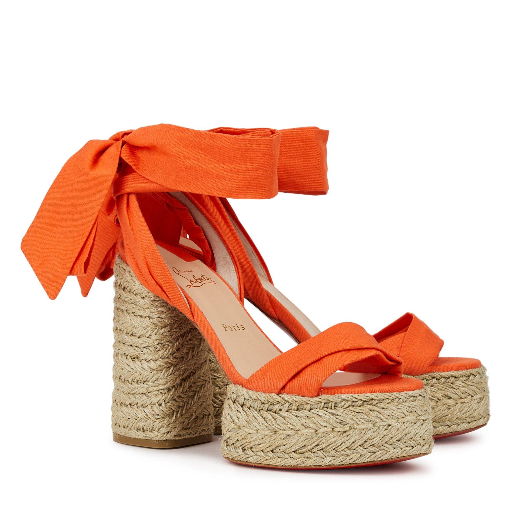 ORANGE - Christian Louboutin - MARIZA DU DESERT ESPADRILL 130 - 2