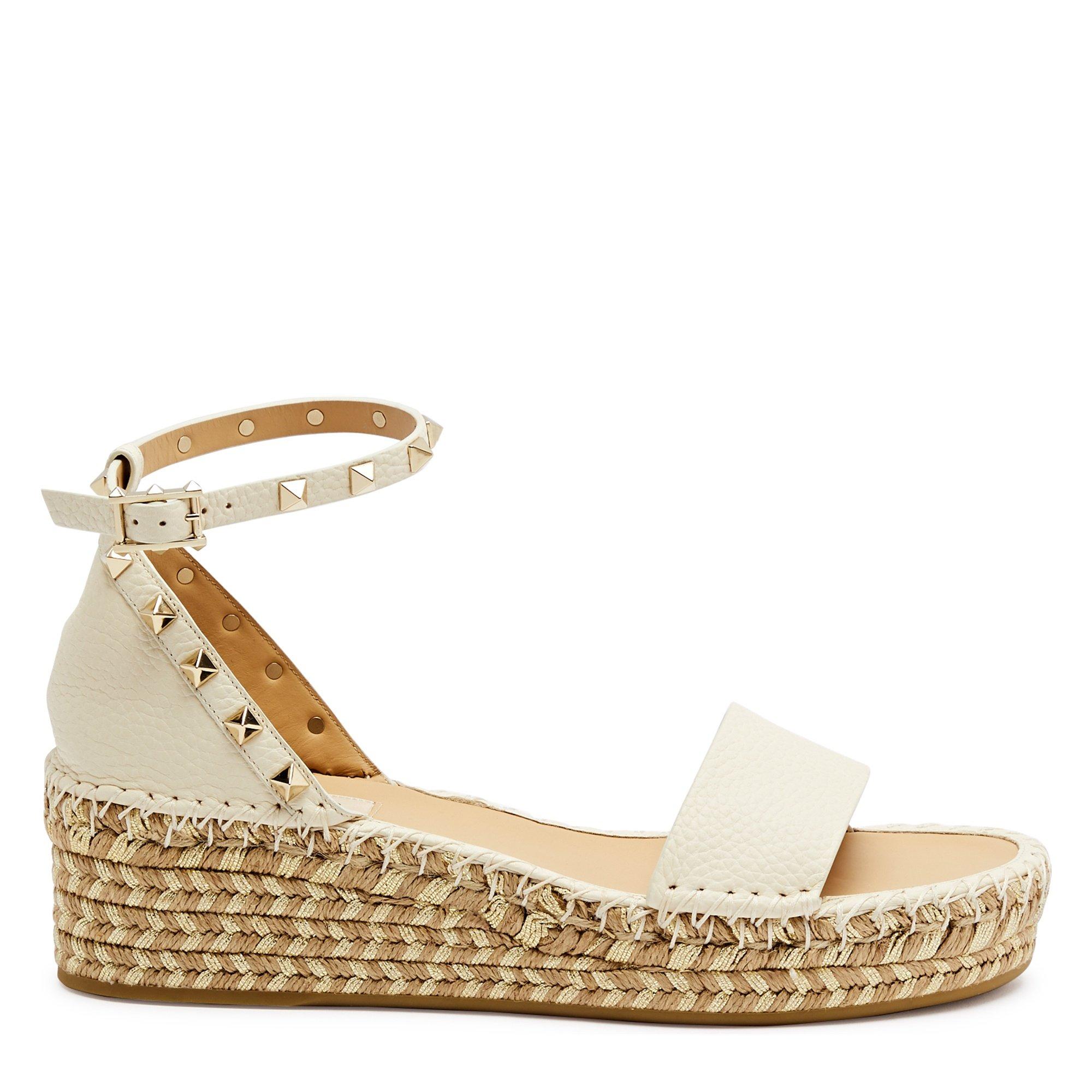 IVORY - Valentino - ROCKSTUD ESPADRILLES - 1