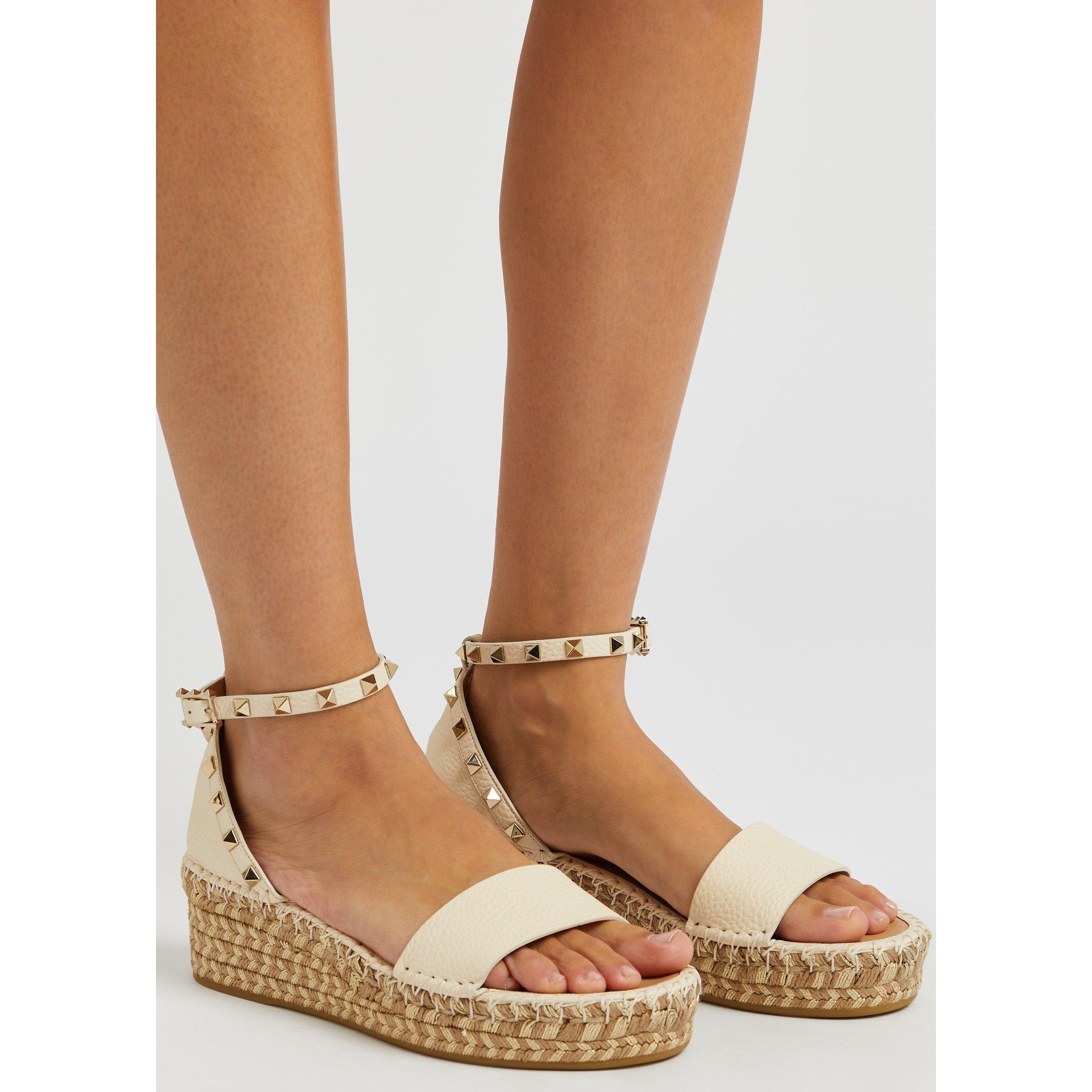 IVORY - Valentino - ROCKSTUD ESPADRILLES - 3