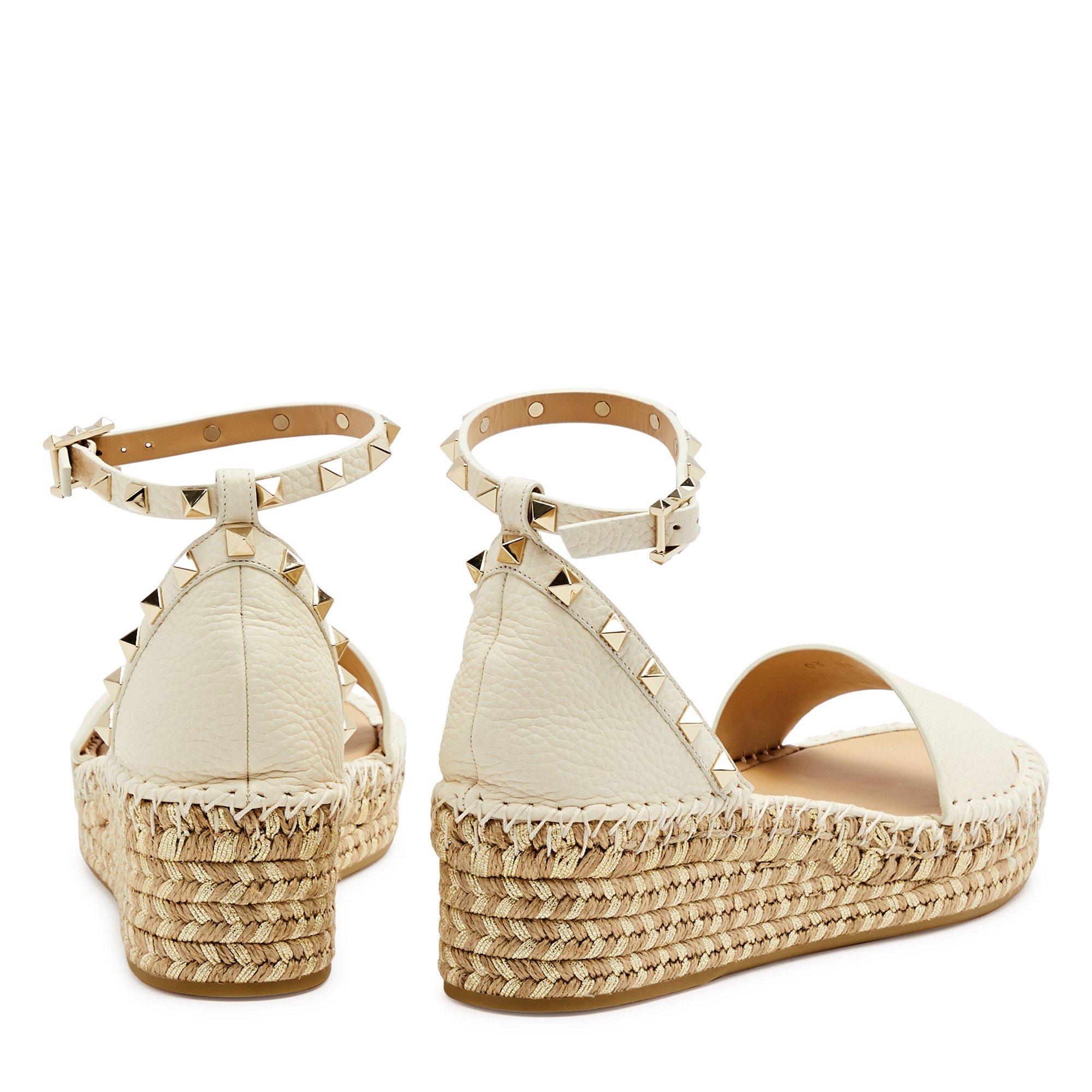 IVORY - Valentino - ROCKSTUD ESPADRILLES - 4