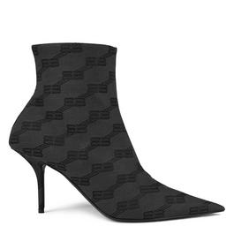 Balenciaga Knife Jacquard Monogram Boot