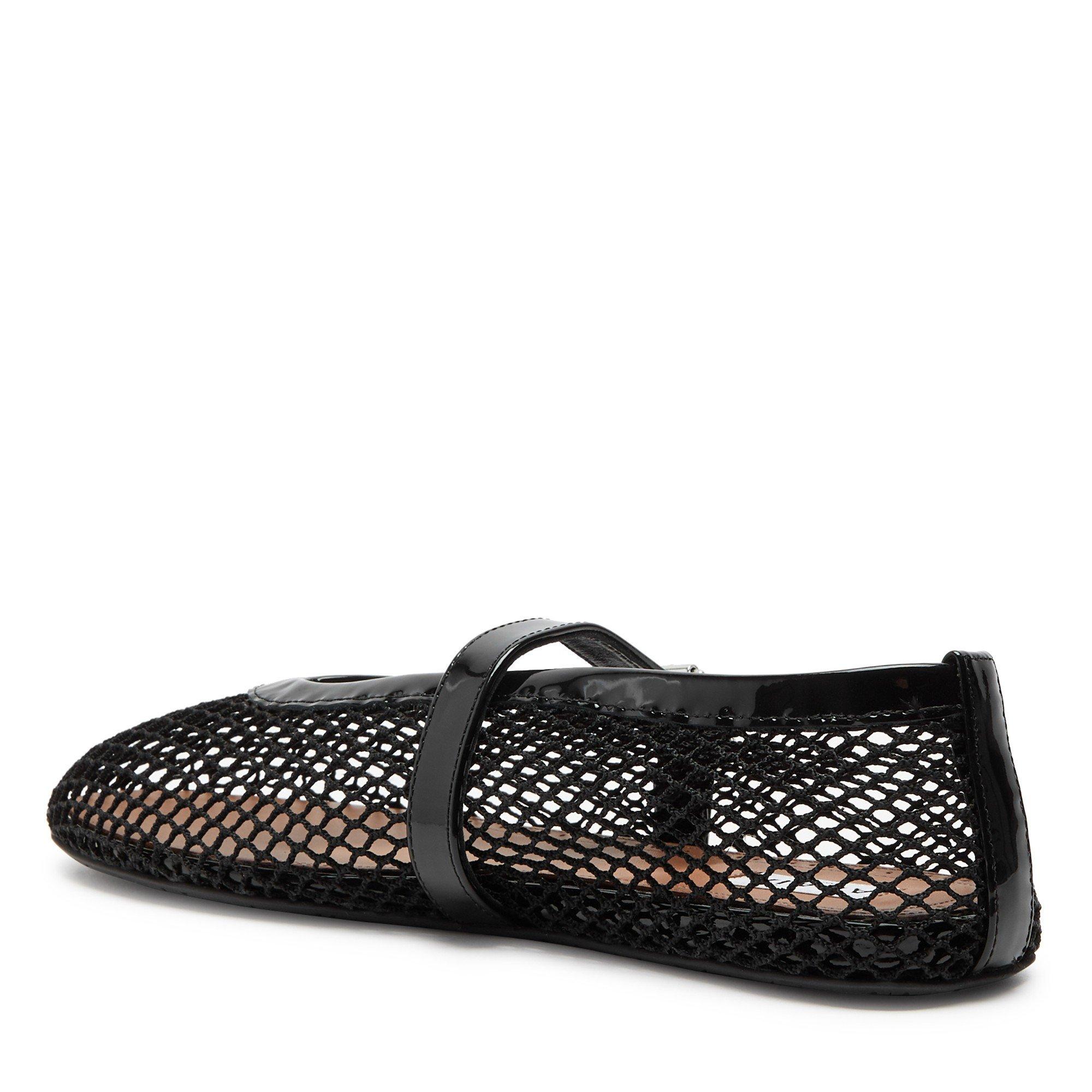 BLACK - Alaia - BALLERINA MESH FLAT - 2
