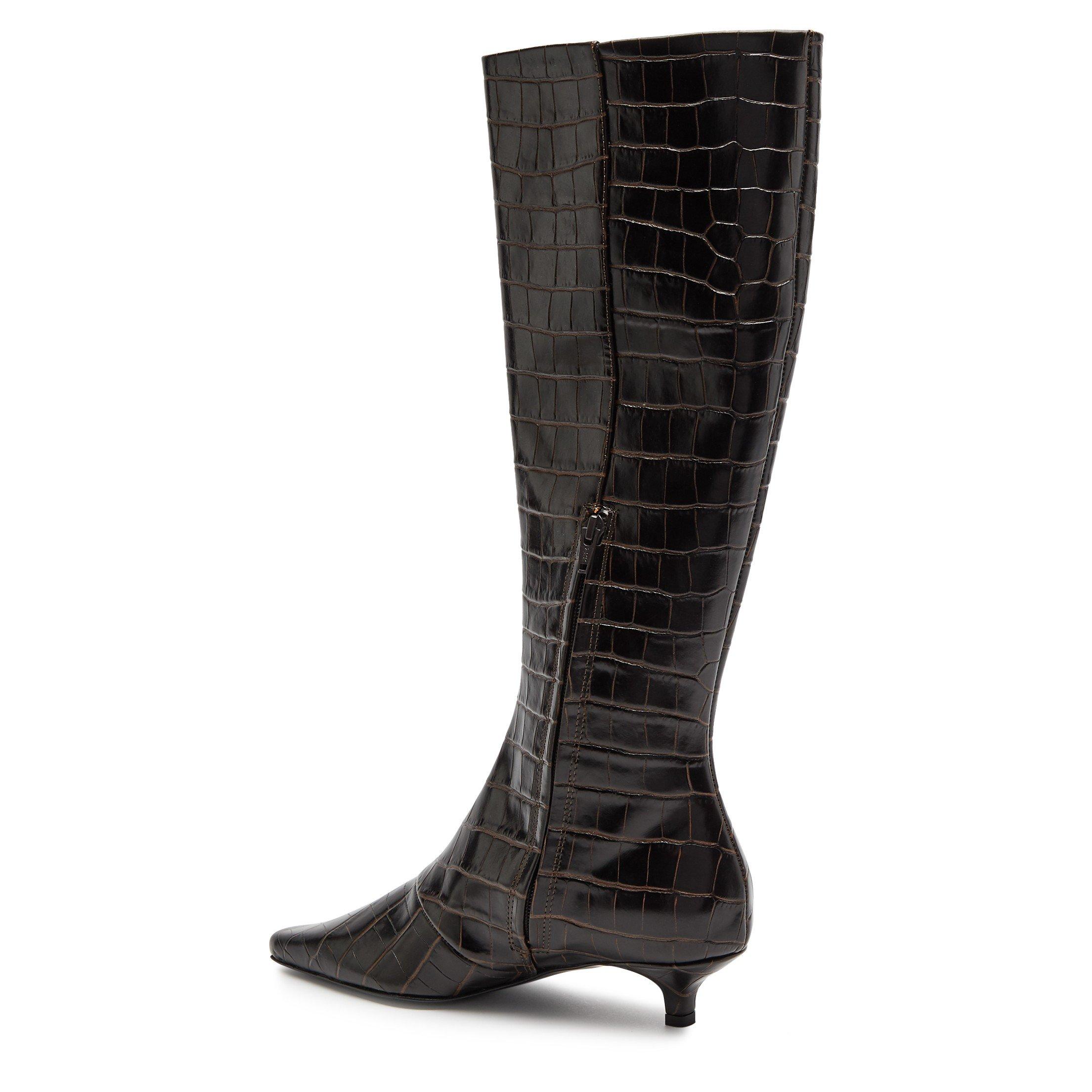 BROWN - Toteme - SLIM KNEE-HIGH BOOT - 2