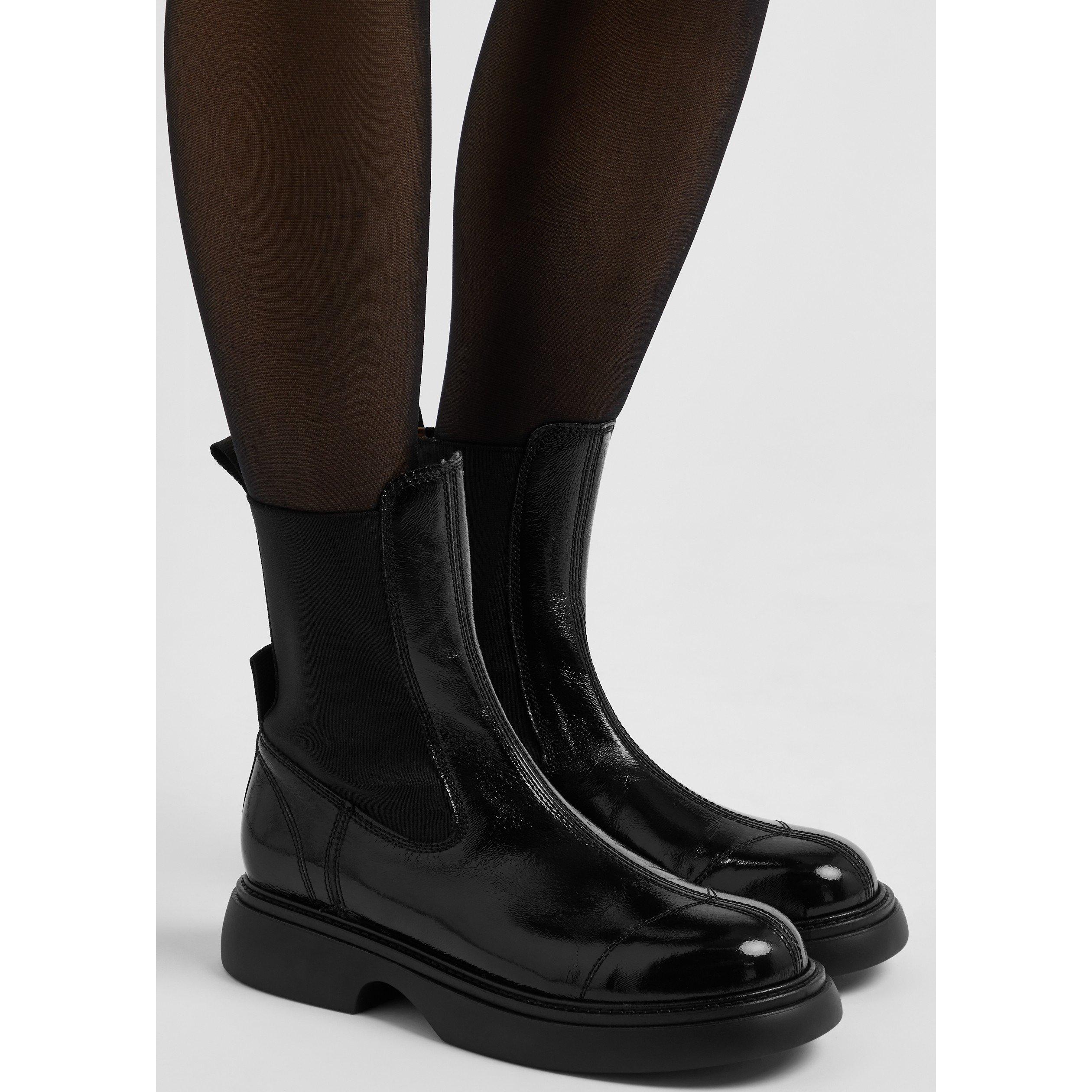 BLACK - Ganni - EVERYDAY CHELSEA BOOT - 3