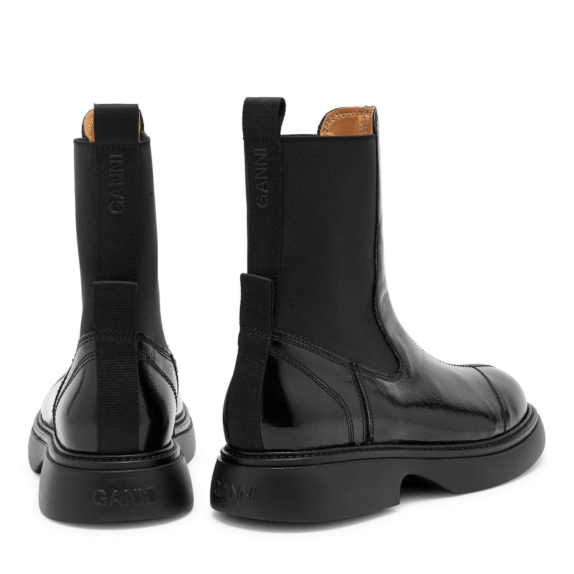 BLACK - Ganni - EVERYDAY CHELSEA BOOT - 4