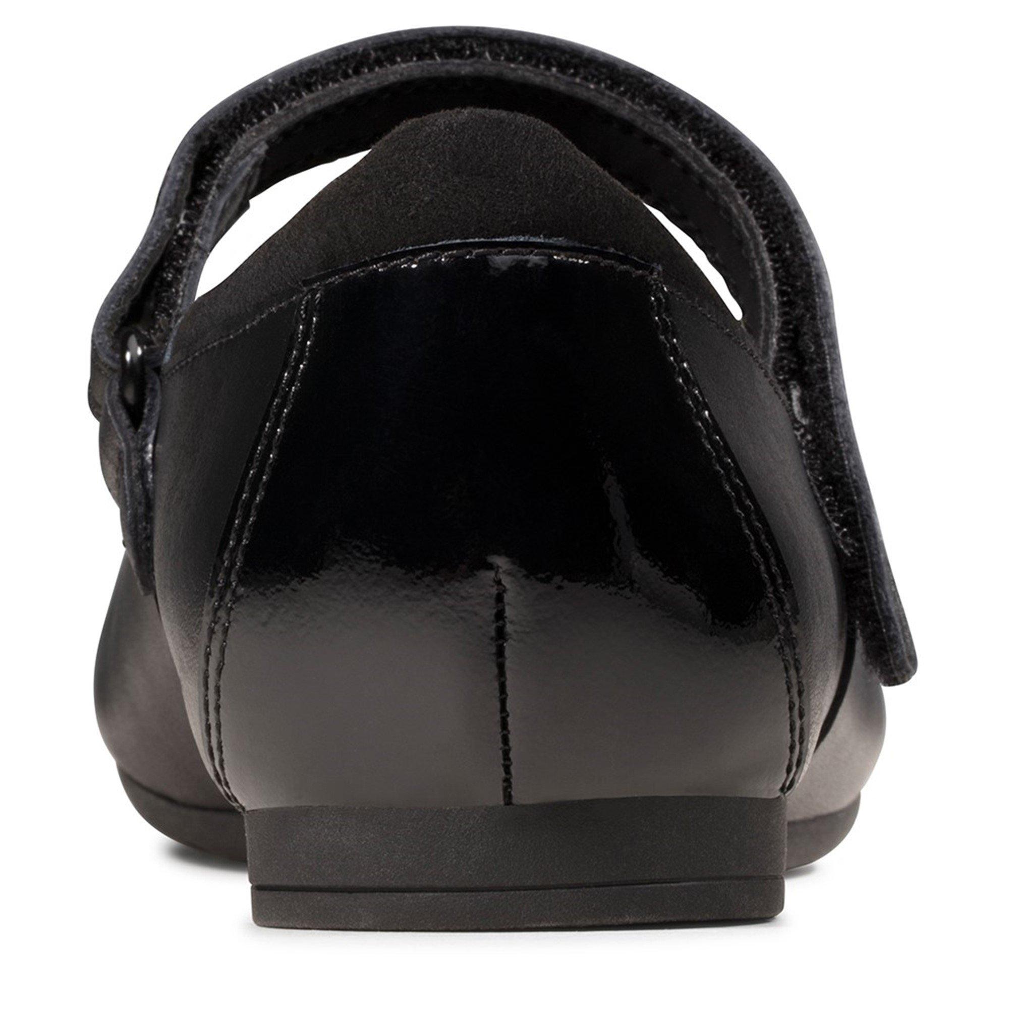 Black Leather - Clarks - Scala Gem Mary Janes - 5