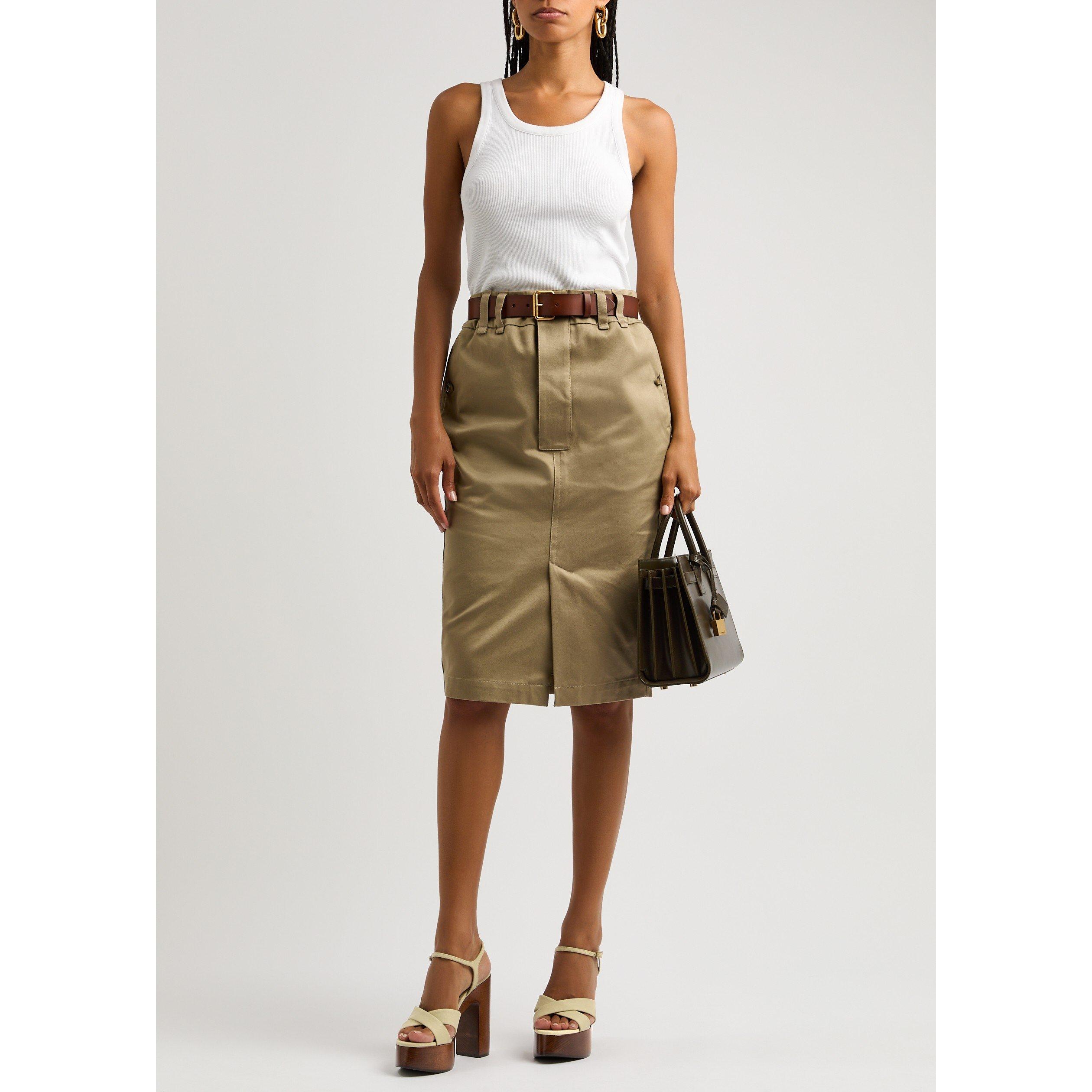 BEIGE - Saint Laurent - BIANCA PLATFORM SANDAL 85 - 6