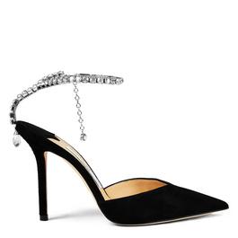 Jimmy Choo Saeda 100 Suede Pumps