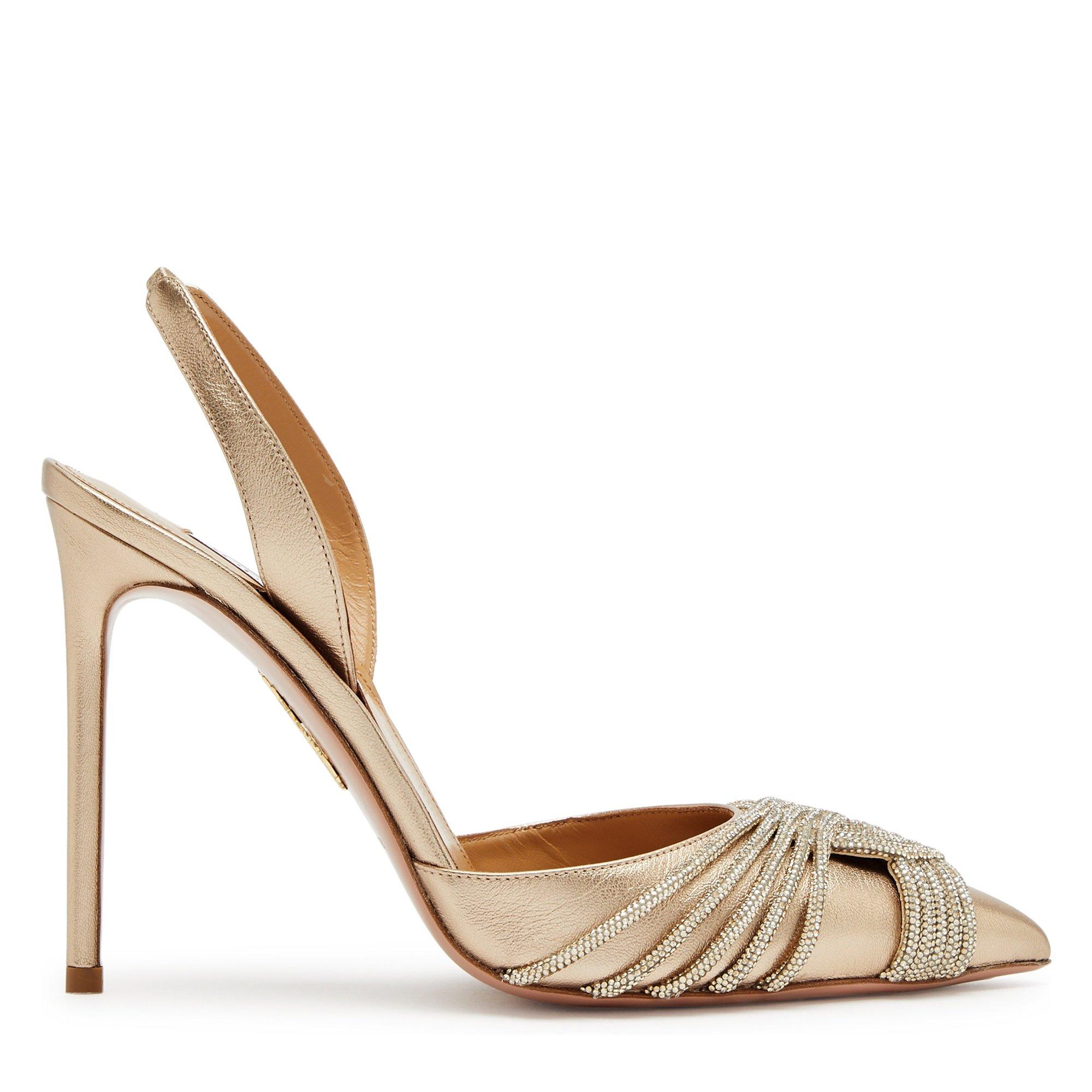 GOLD - Aquazzura - GATSBY SLING 109 - 1