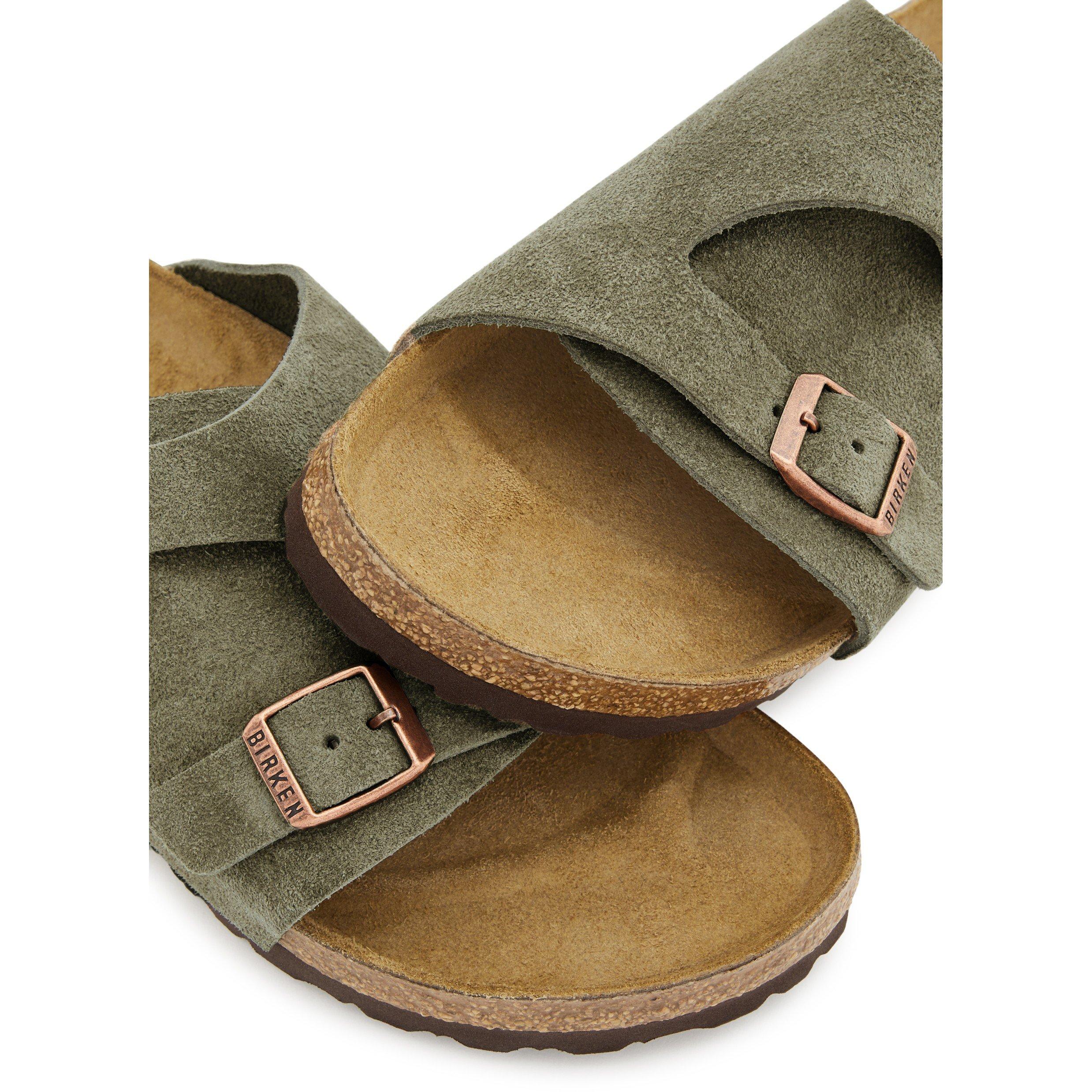 TAUPE - Birkenstock - ZURICH SUEDE SANDAL - 4