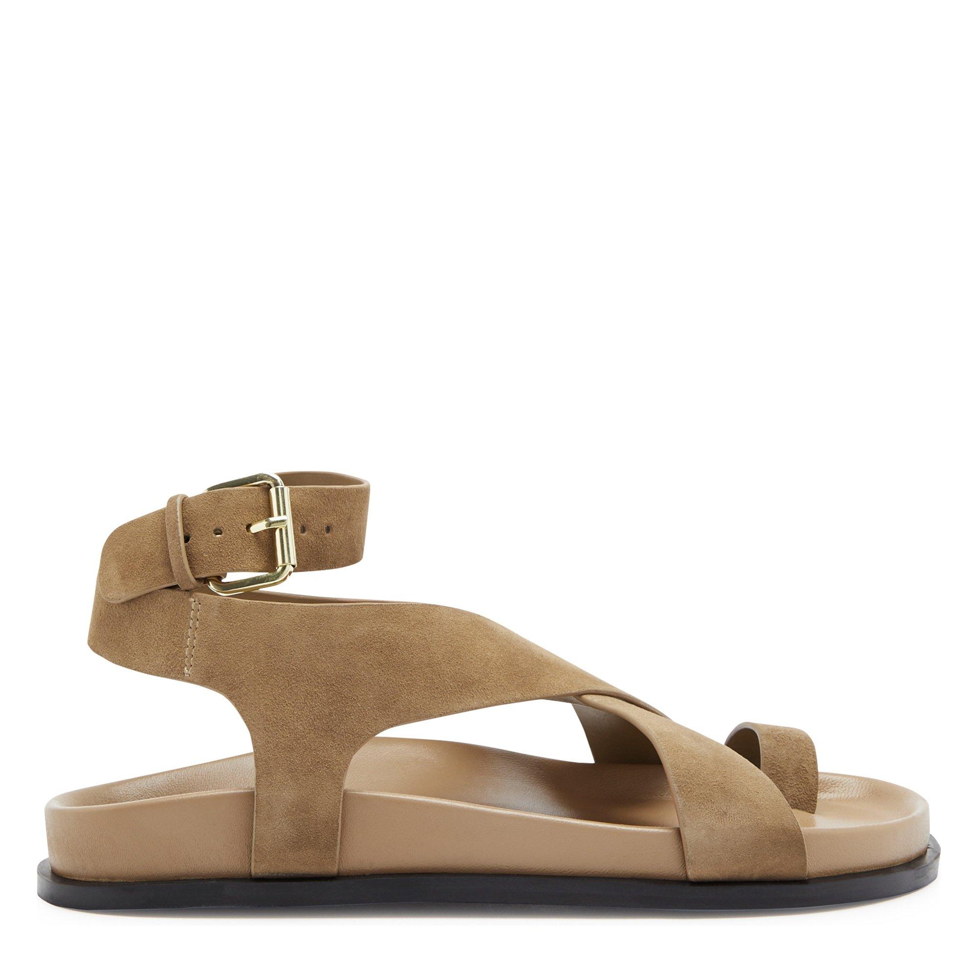 TAN - Unknown - JALEN SUEDE SANDAL - 1