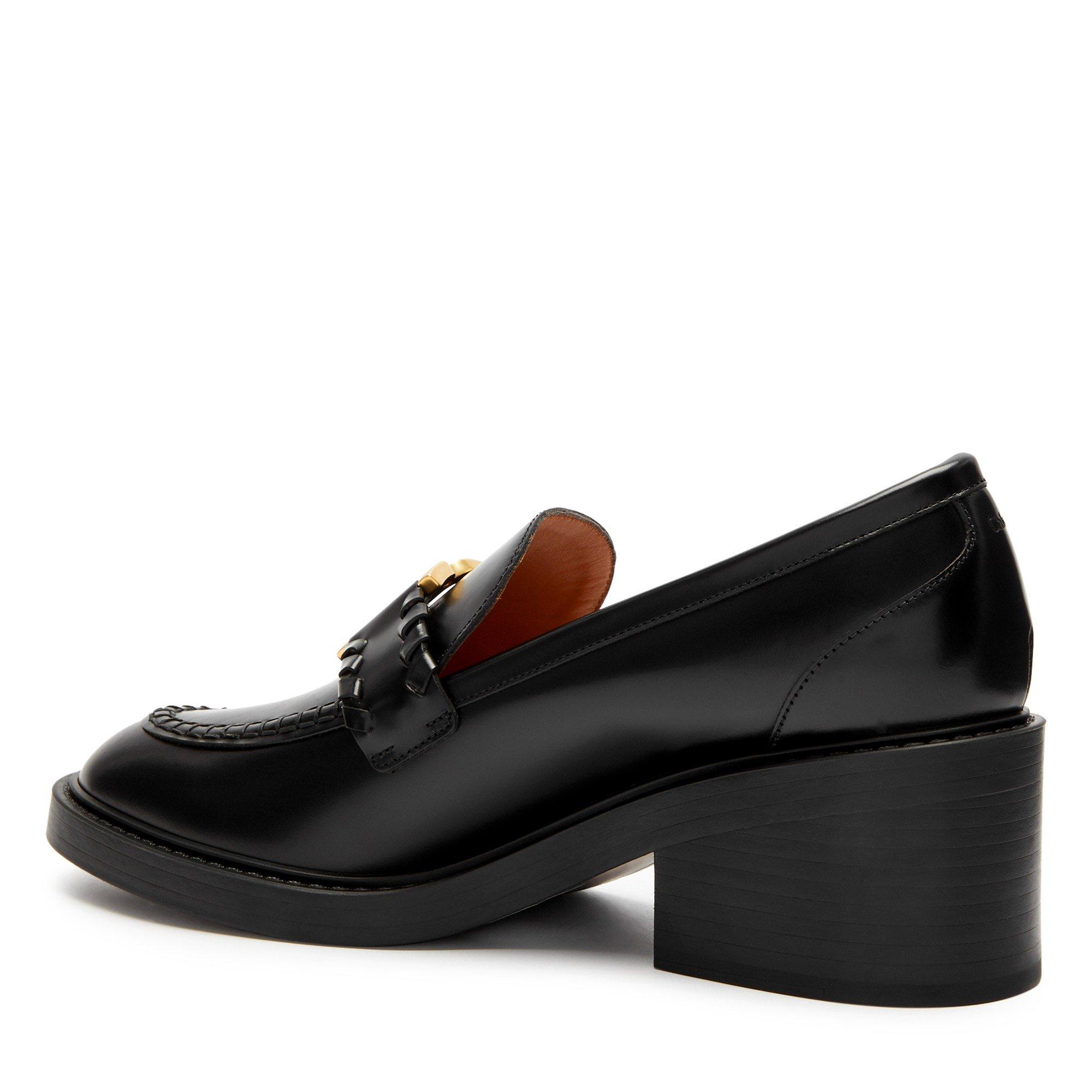 BLACK - Chloe - MARCIE HEELED LOAFER - 2