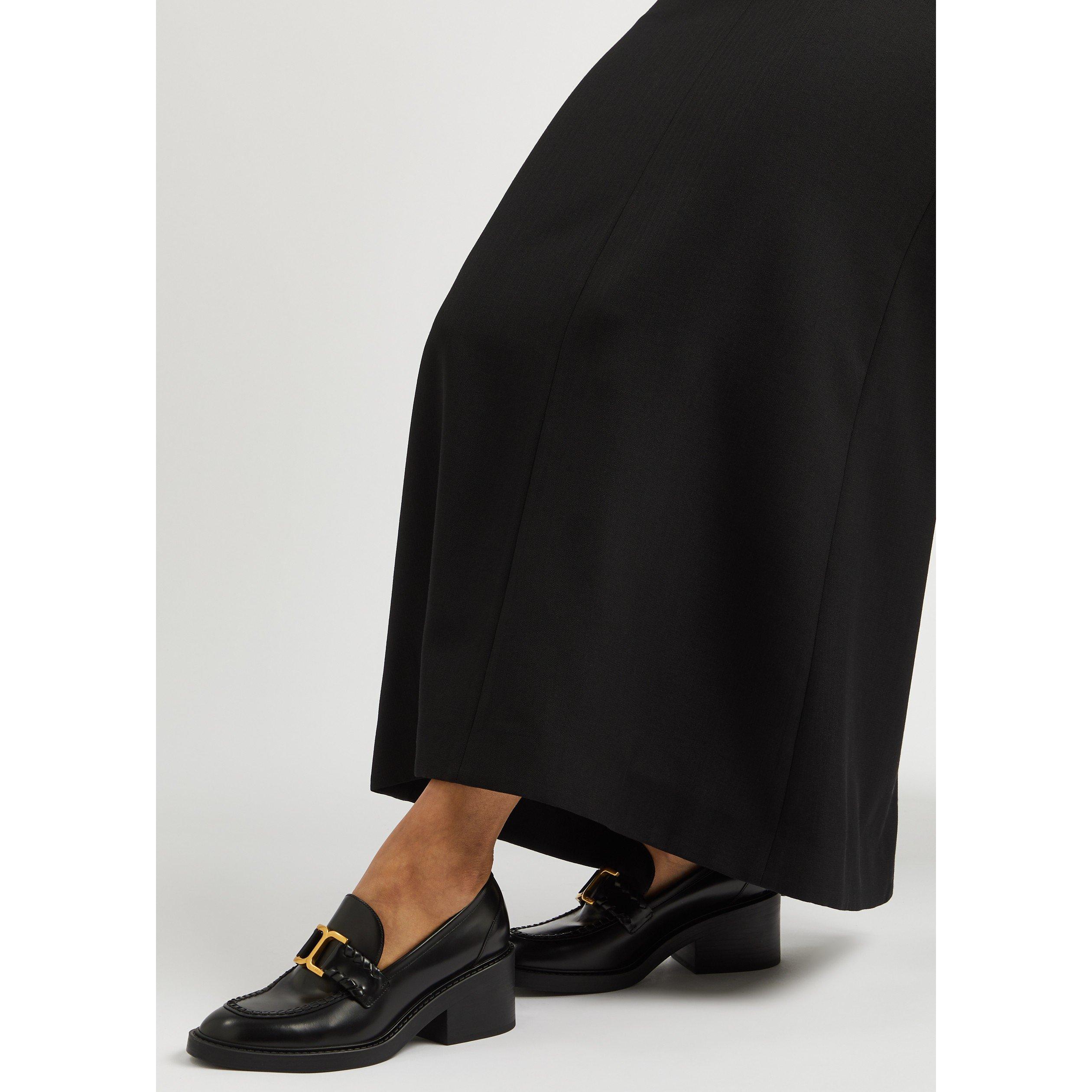BLACK - Chloe - MARCIE HEELED LOAFER - 3