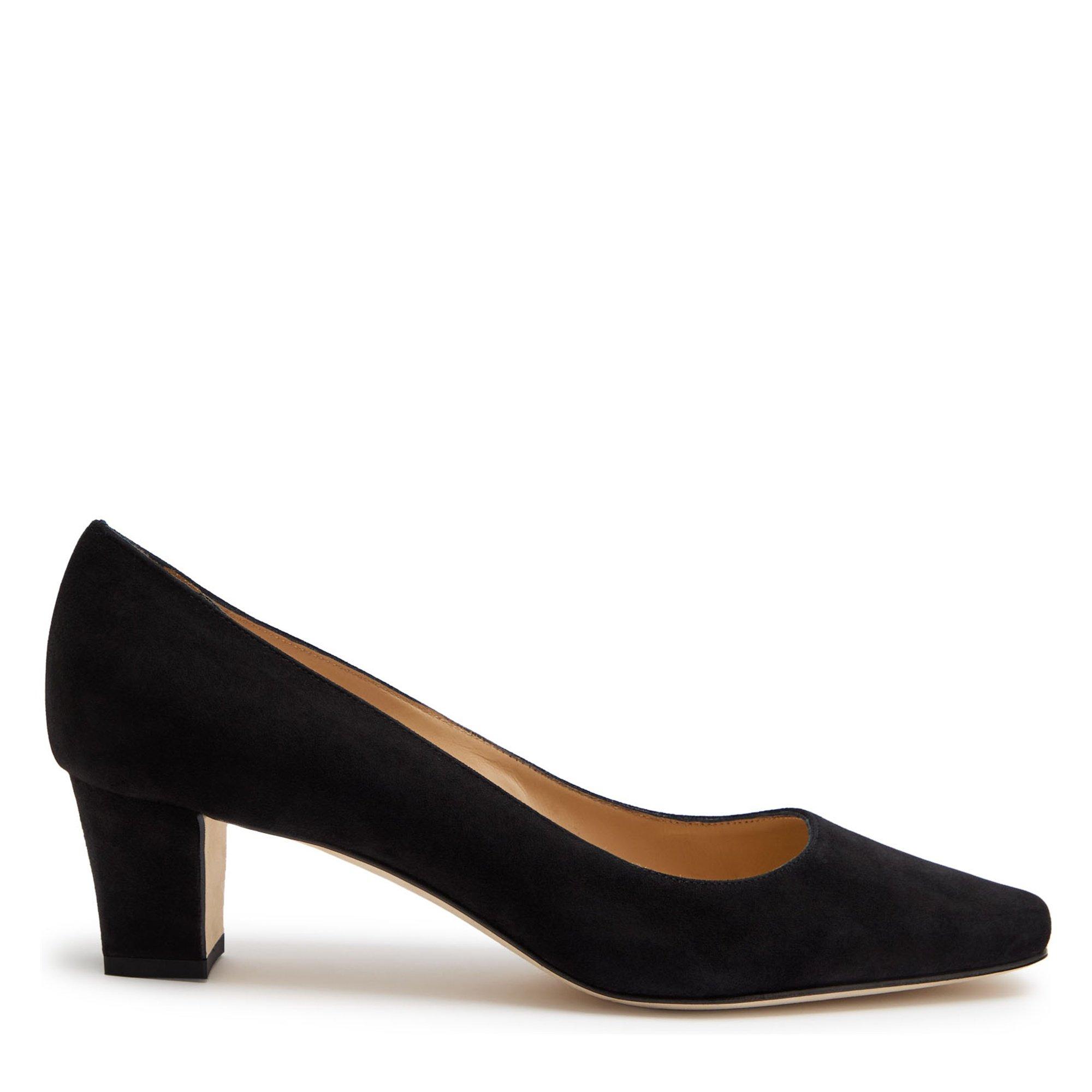 BLACK - Manolo Blahnik - OKKATOPLA SUEDE PUMP 50 - 1