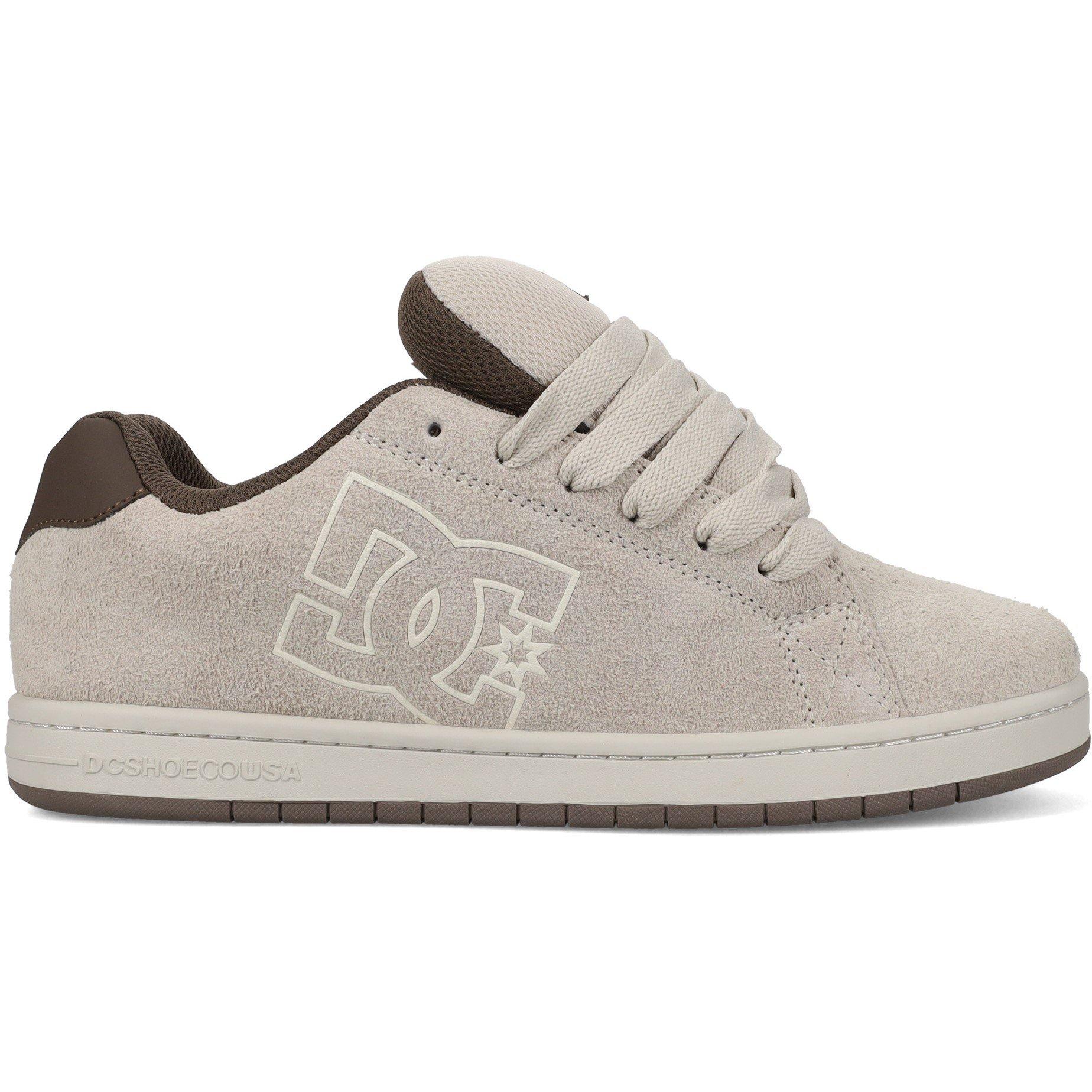 Dc Men's Gaveler Low Skate Shoes - Taupe/White - 9 (43)