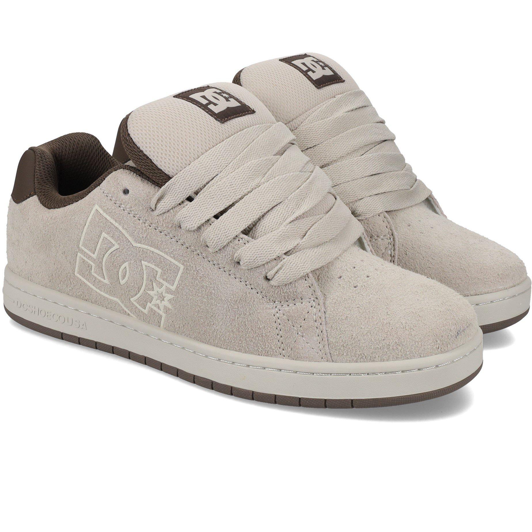 Siva smeđa/bijela - DC - Men's Gaveler Low Skate Shoes - 3