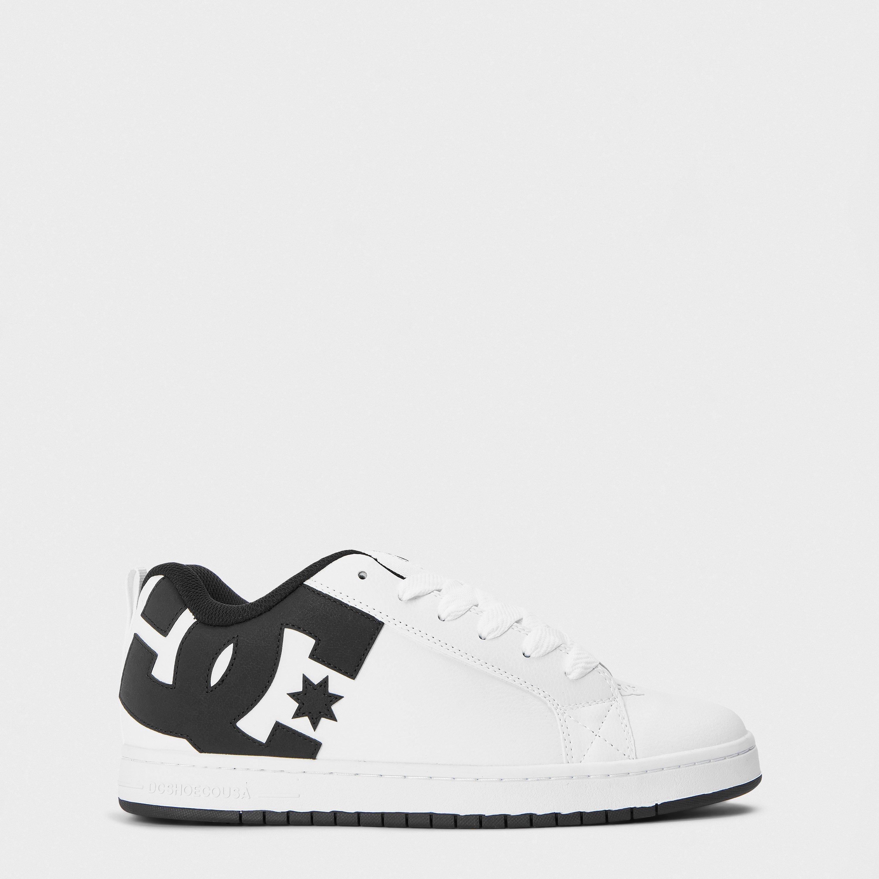 White/Black - DC - Court Graffik Low Skate Shoes Mens - 1