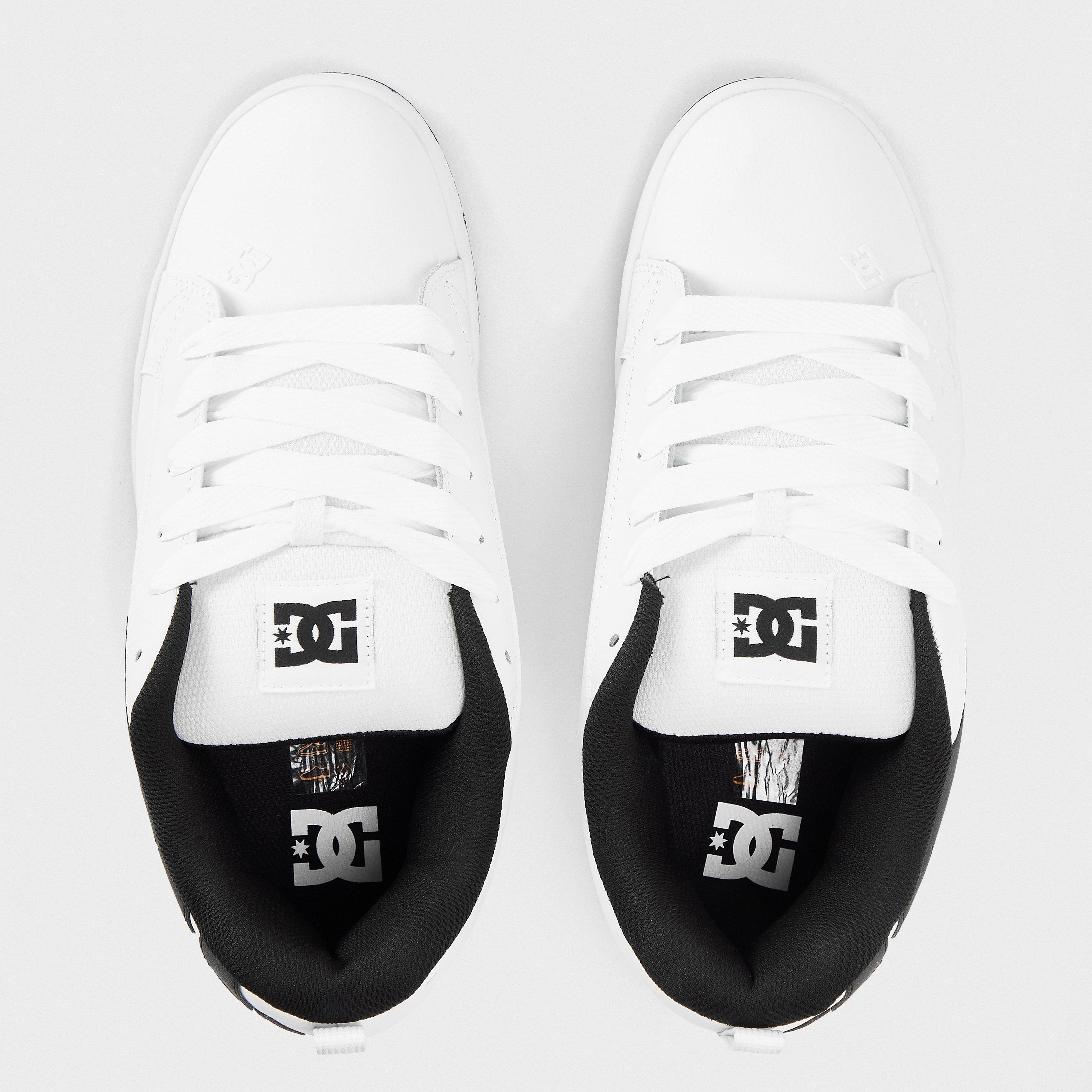 White/Black - DC - Court Graffik Low Skate Shoes Mens - 5