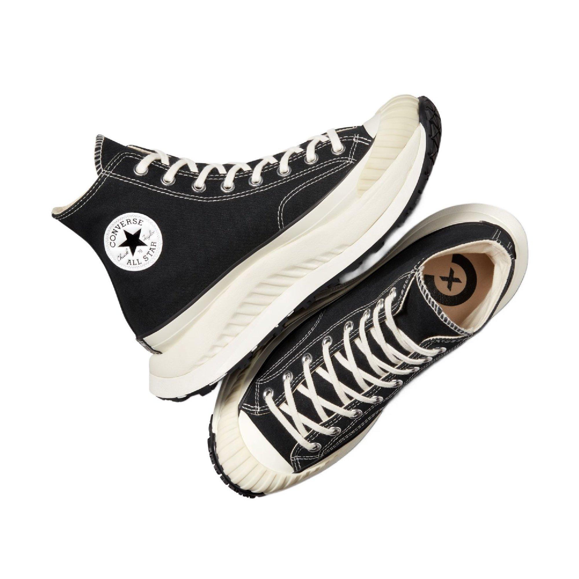 001-Black/Egr - Converse - Unisex Adults Chuck 70 At Cx Platform High-Top Trainers - 4