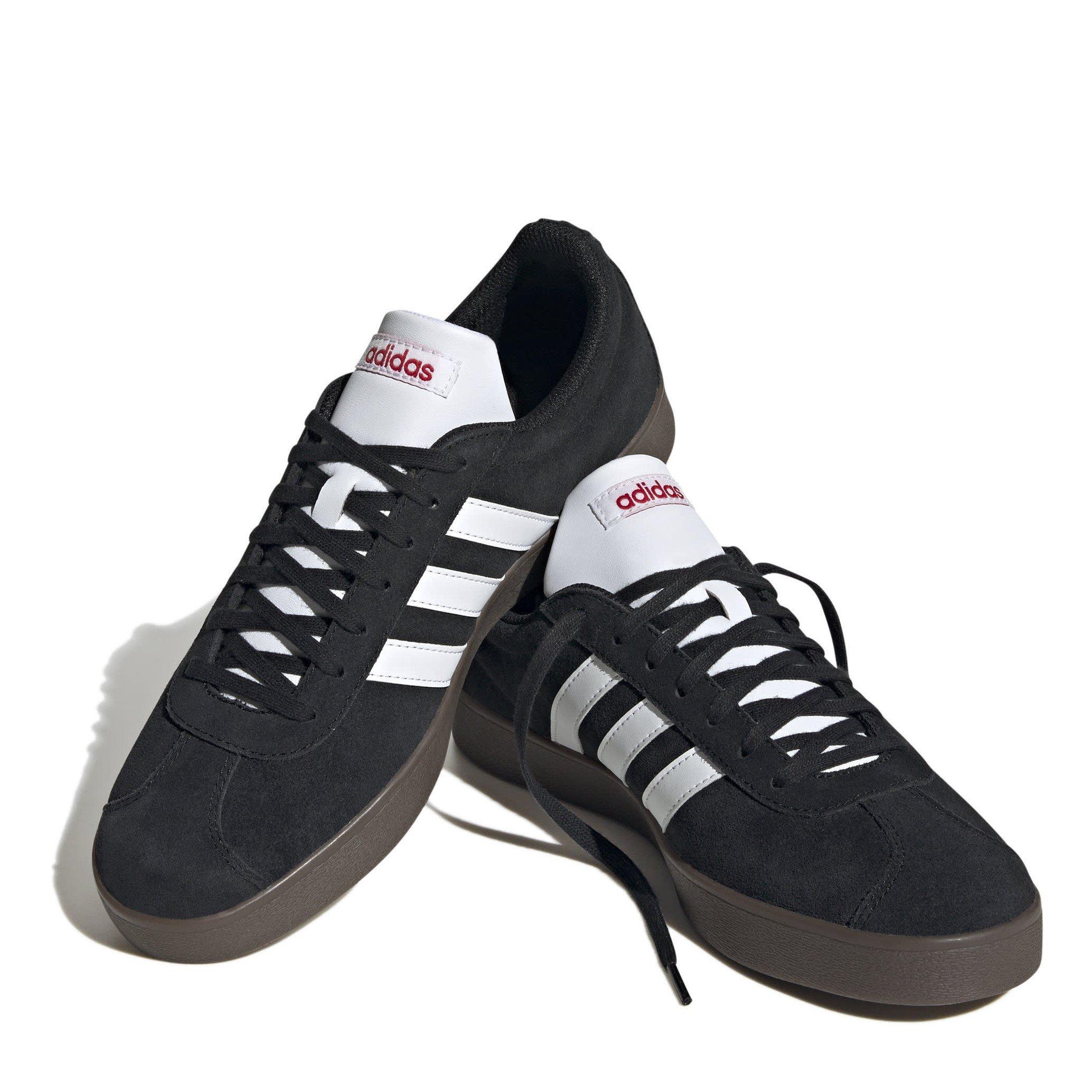 Zwart/Wit/Rood - adidas - VL Court 2.0 Shoes Mens - 3