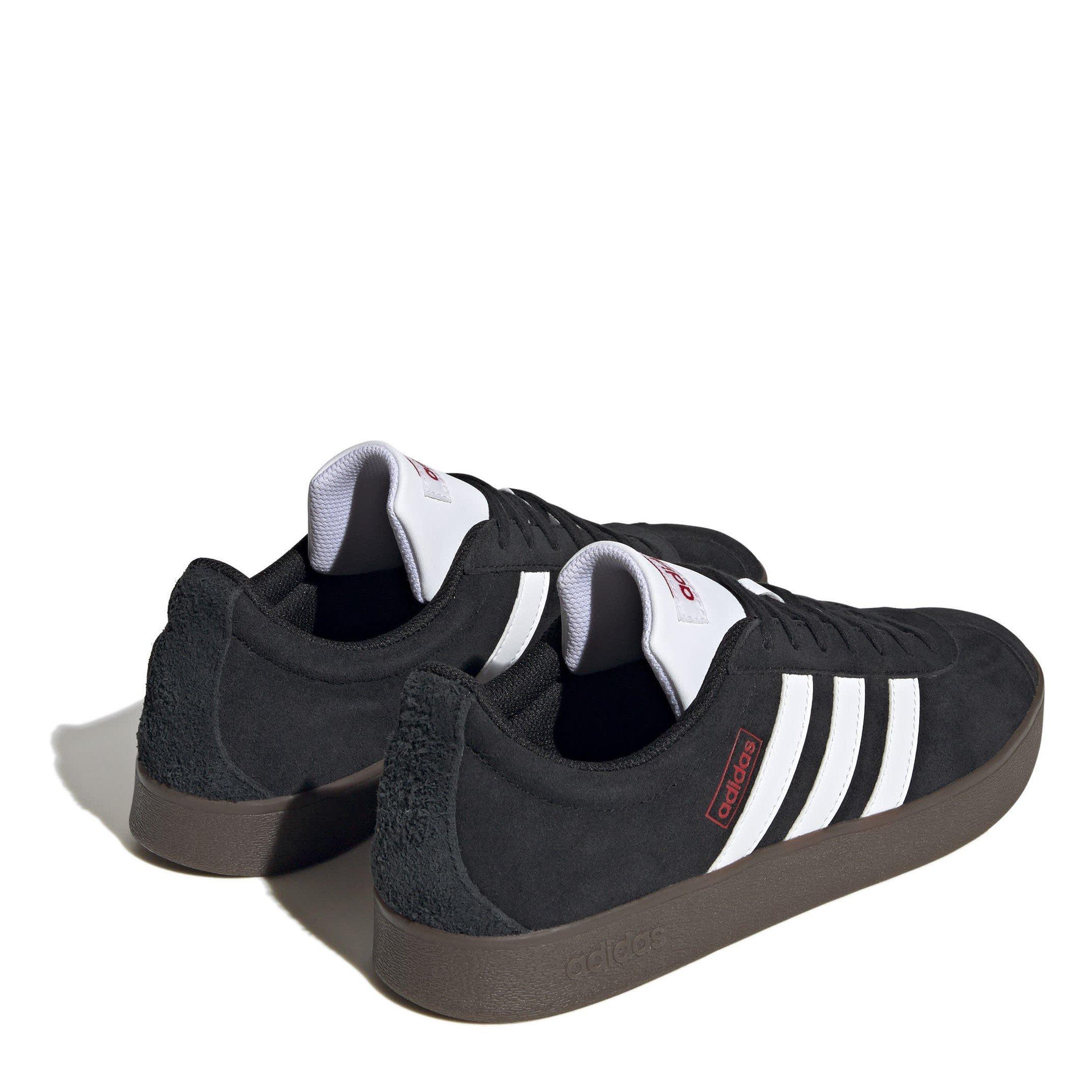 Zwart/Wit/Rood - adidas - VL Court 2.0 Shoes Mens - 4