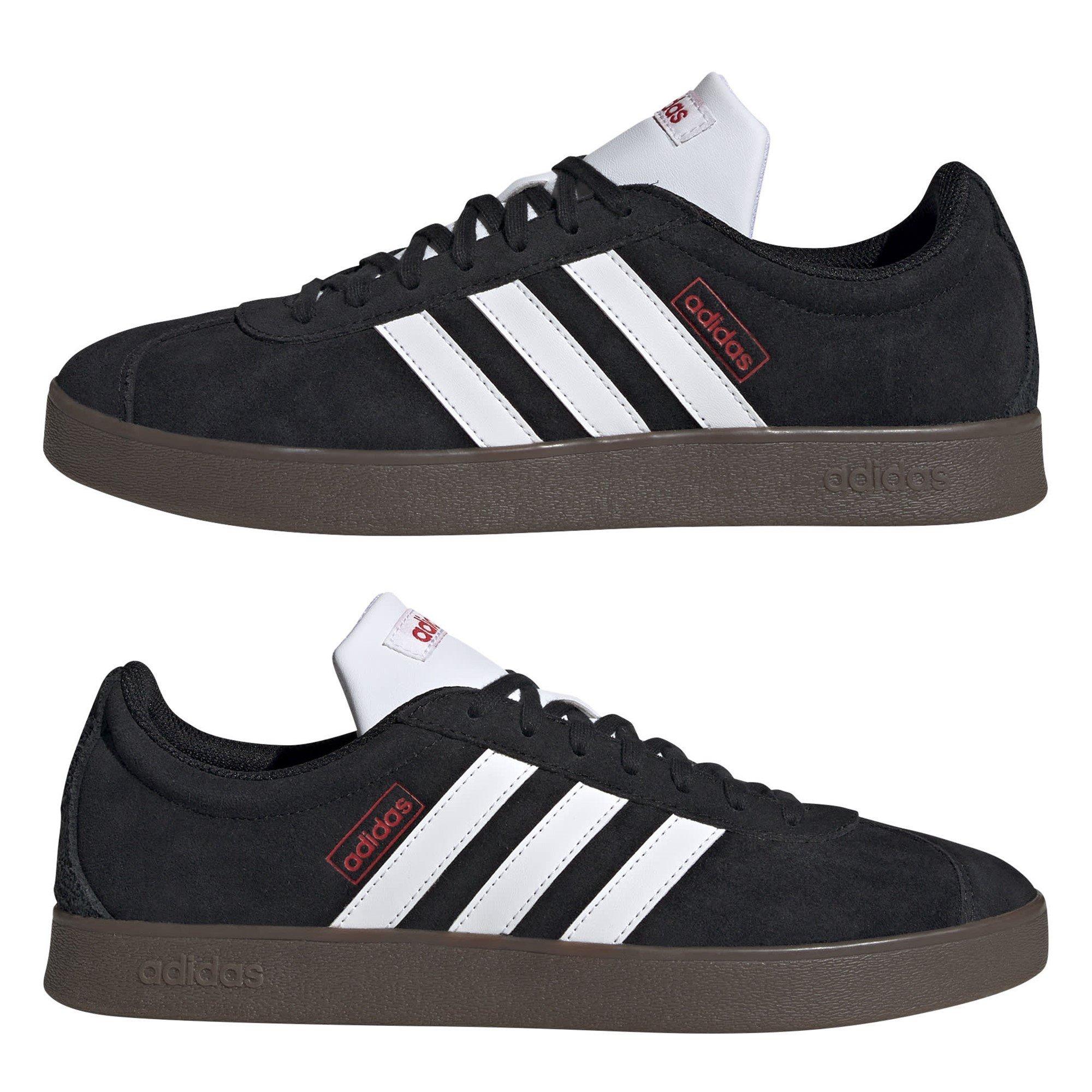 Zwart/Wit/Rood - adidas - VL Court 2.0 Shoes Mens - 9
