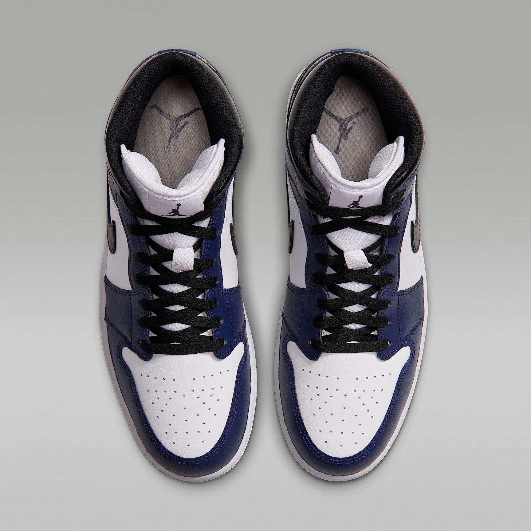 White/Tech Grey - Air Jordan - Jordan 1 Mid Sn64 - 4