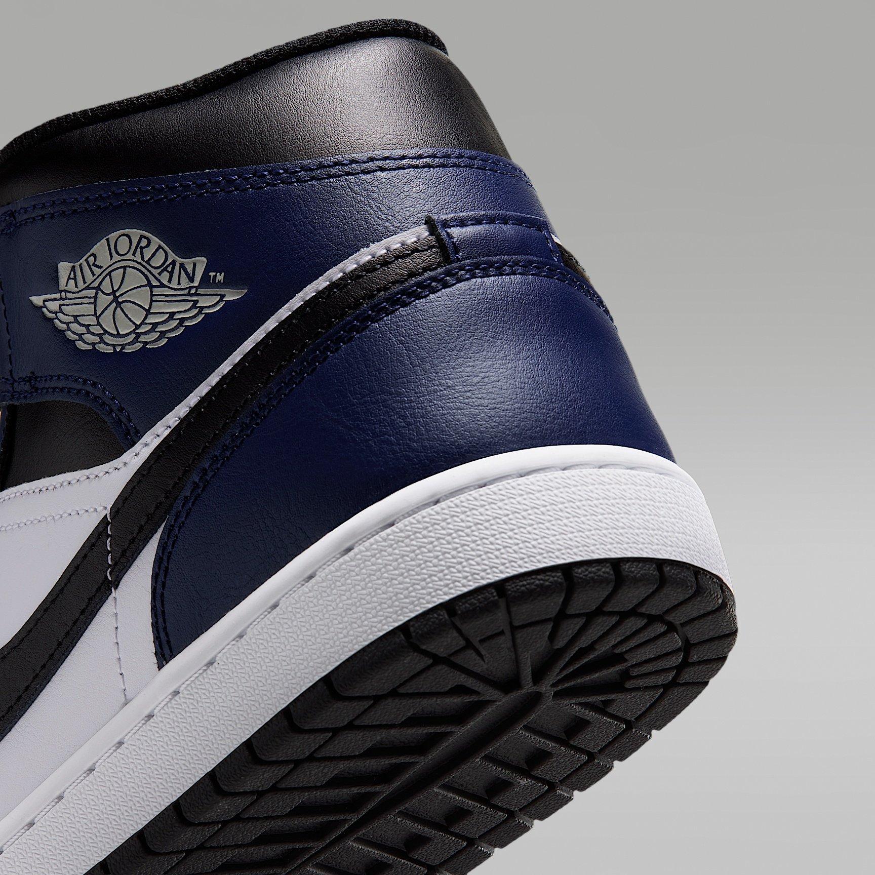White/Tech Grey - Air Jordan - Jordan 1 Mid Sn64 - 8