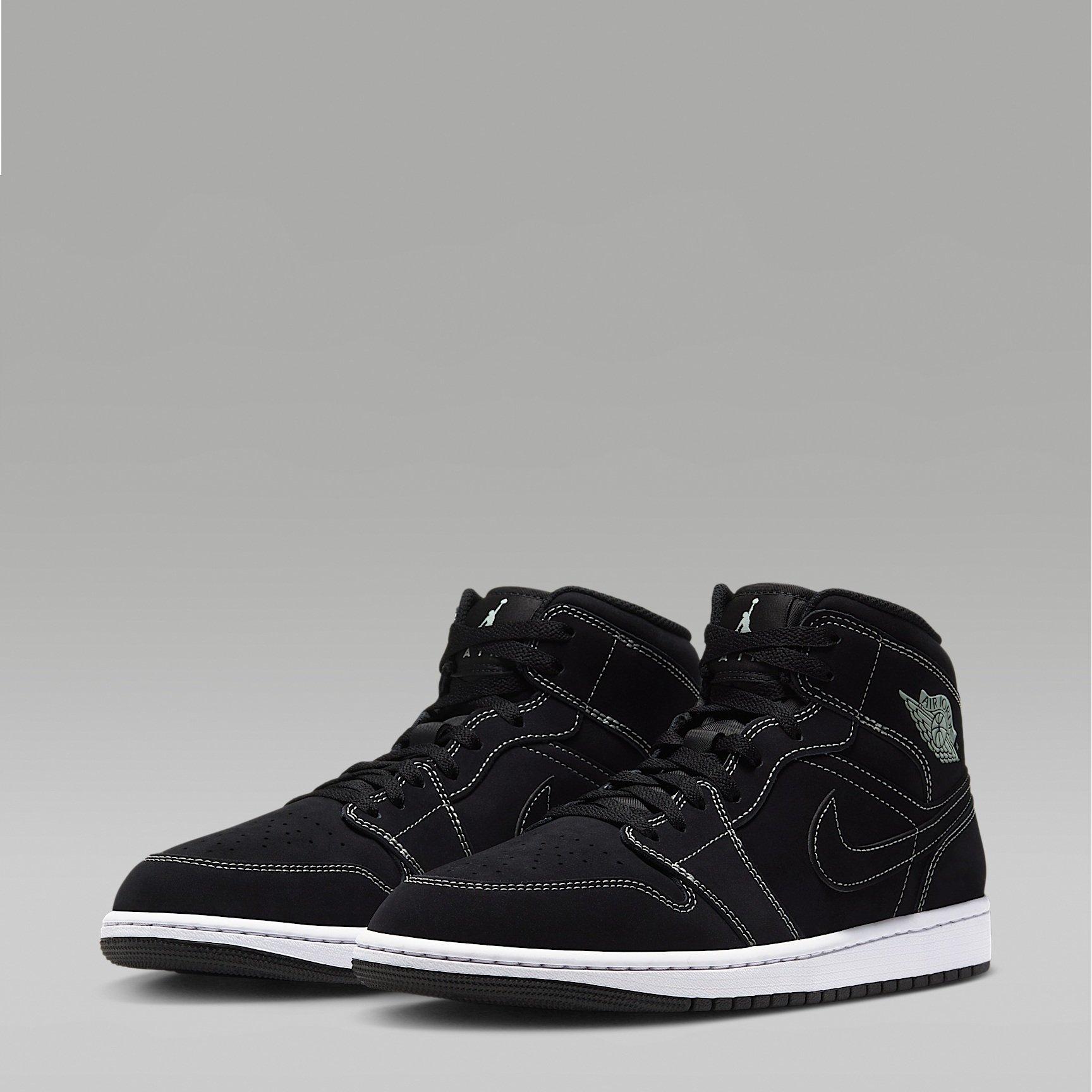 Black/Pistachio - Air Jordan - Jordan 1 Mid Sn64 - 3