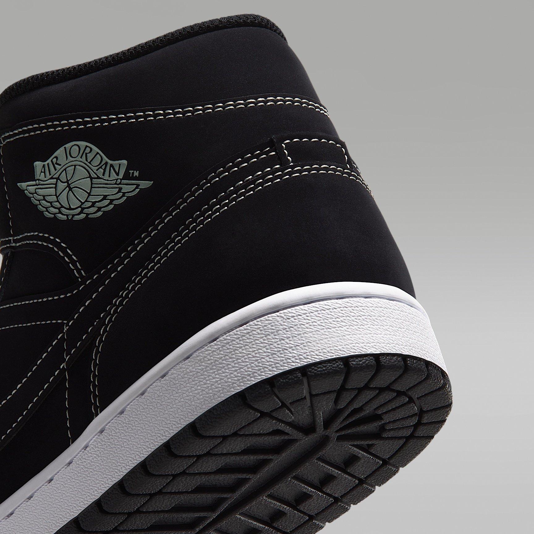 Black/Pistachio - Air Jordan - Jordan 1 Mid Sn64 - 8