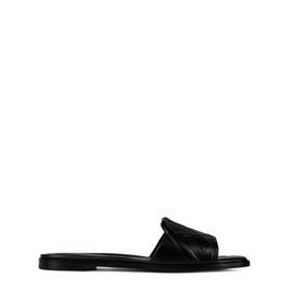 Alexander McQueen Leather Slide Sandals