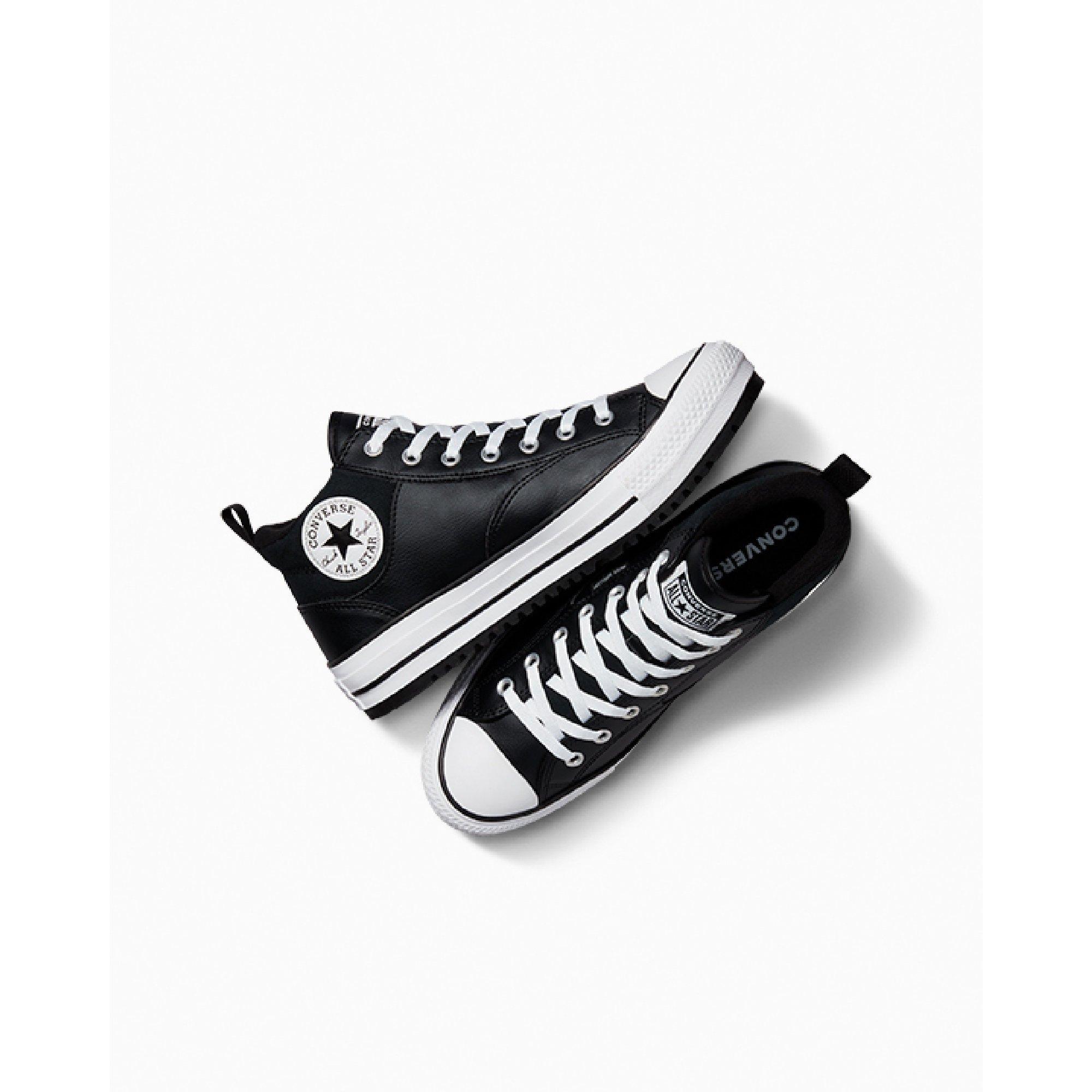 001-Black/Whi - Converse - Unisex Adults Chuck Taylor All Star Mal High-Top Trainers - 5