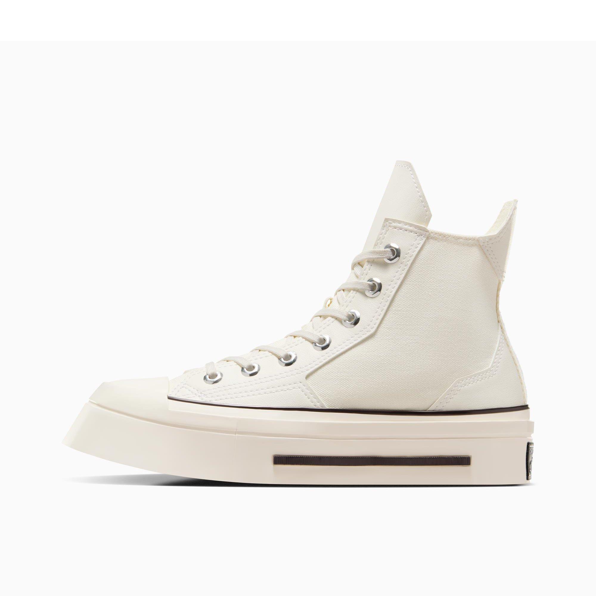 286-Egret/Bla - Converse - Unisex Adults Chuck 70 De Luxe Squared High-Top Trainers - 2