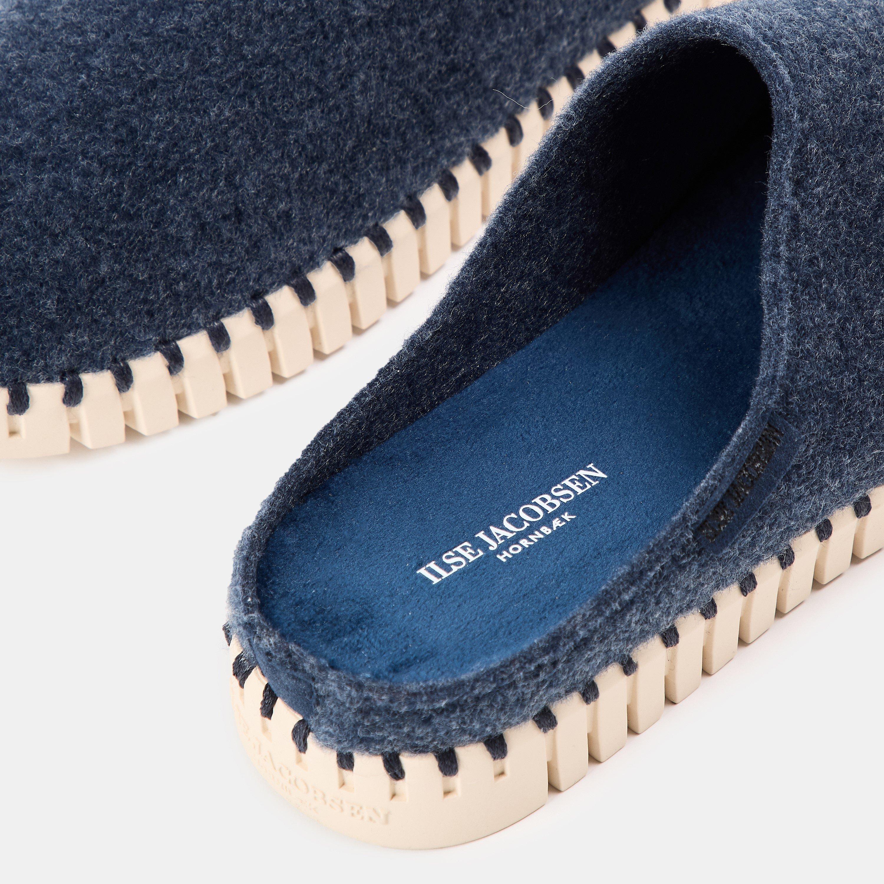 Blue - Ilse Jacobsen - Women's Flats Canvas Slip-On Trainers - 3