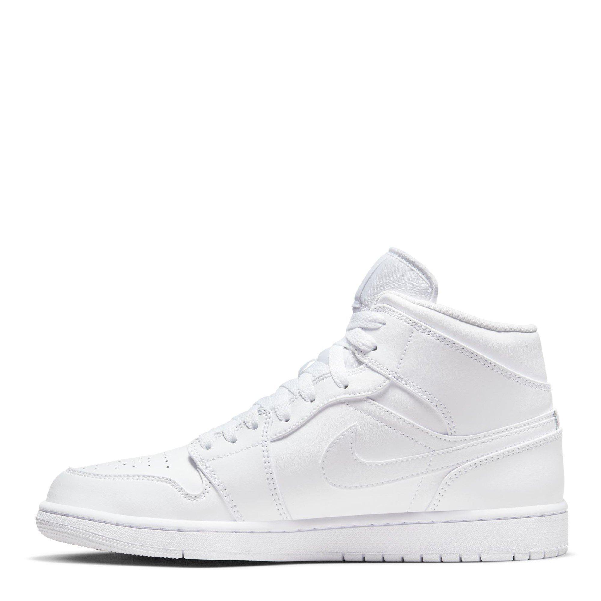 White/White - Air Jordan - Men's High-Top Trainers - 2