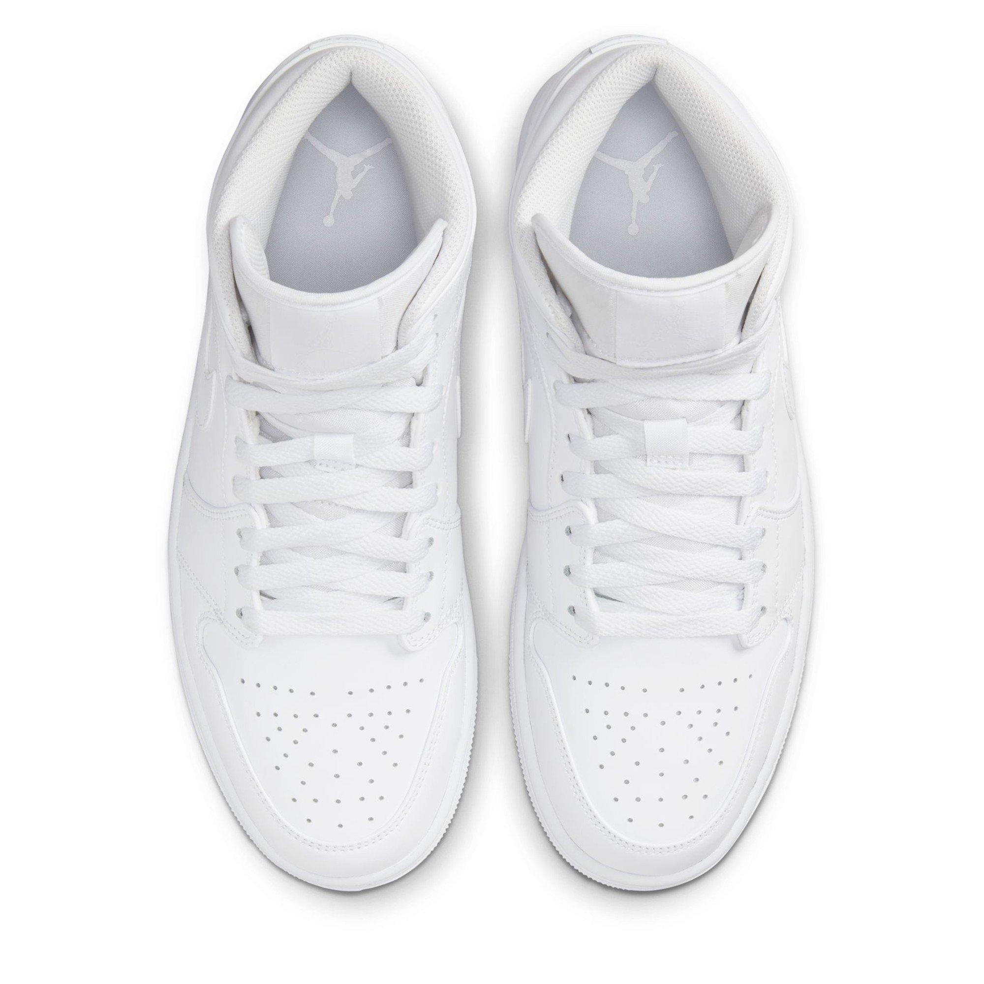 White/White - Air Jordan - Men's High-Top Trainers - 5