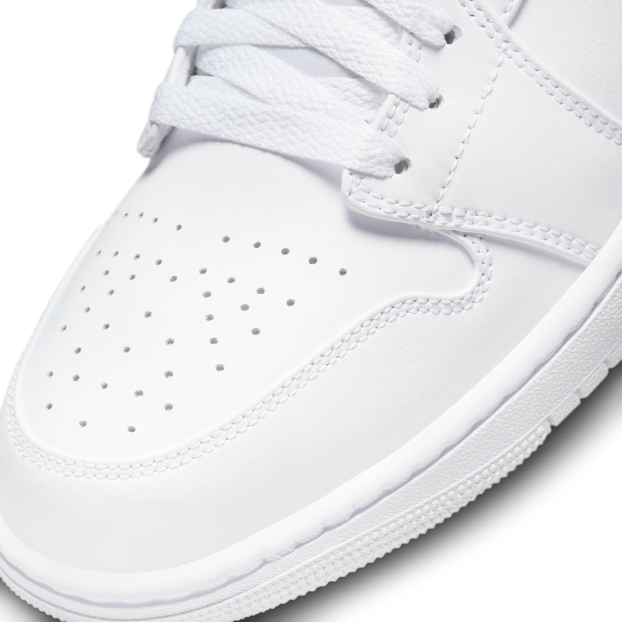 White/White - Air Jordan - Men's High-Top Trainers - 8