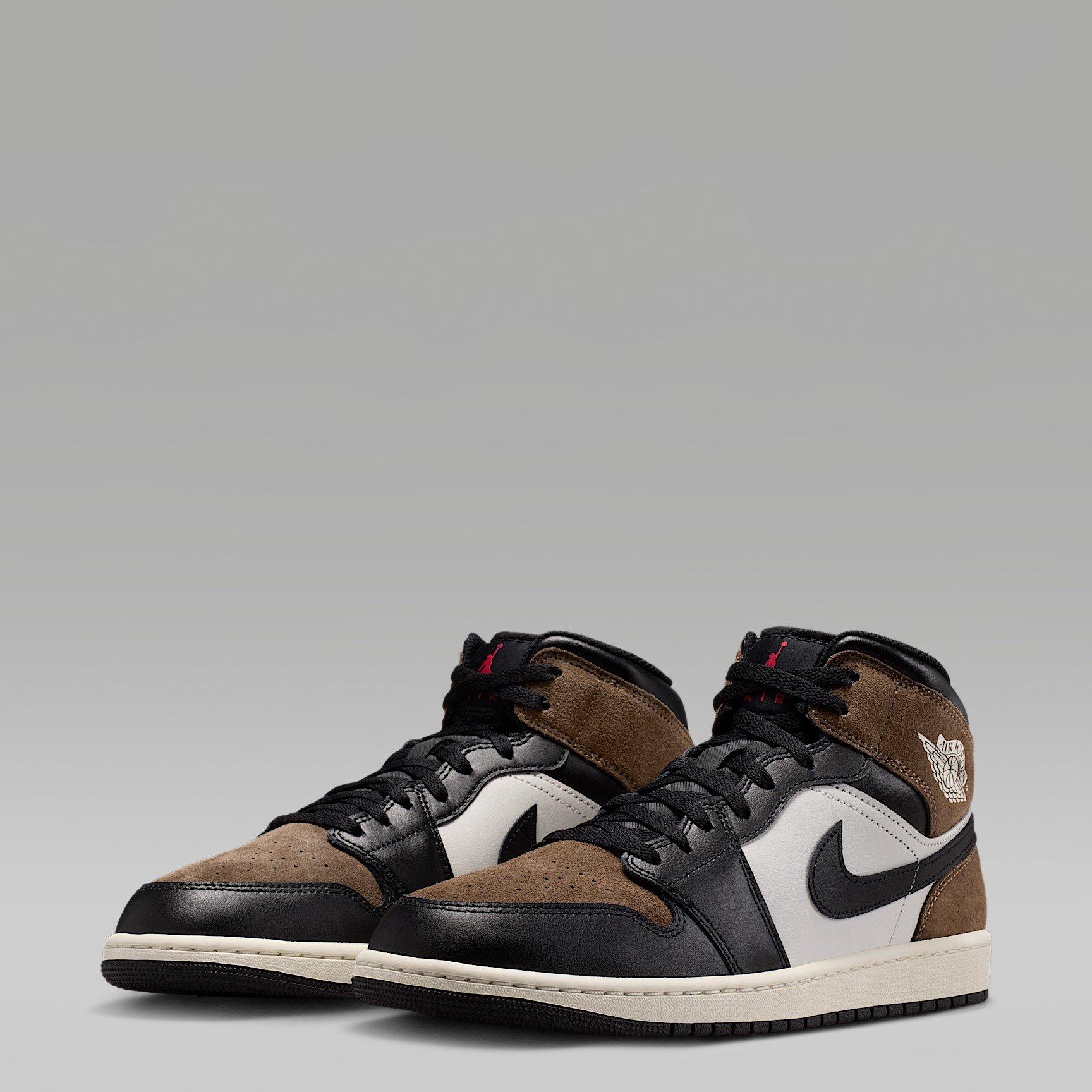 Black/Phantom - Air Jordan - Men's High-Top Trainers - 4