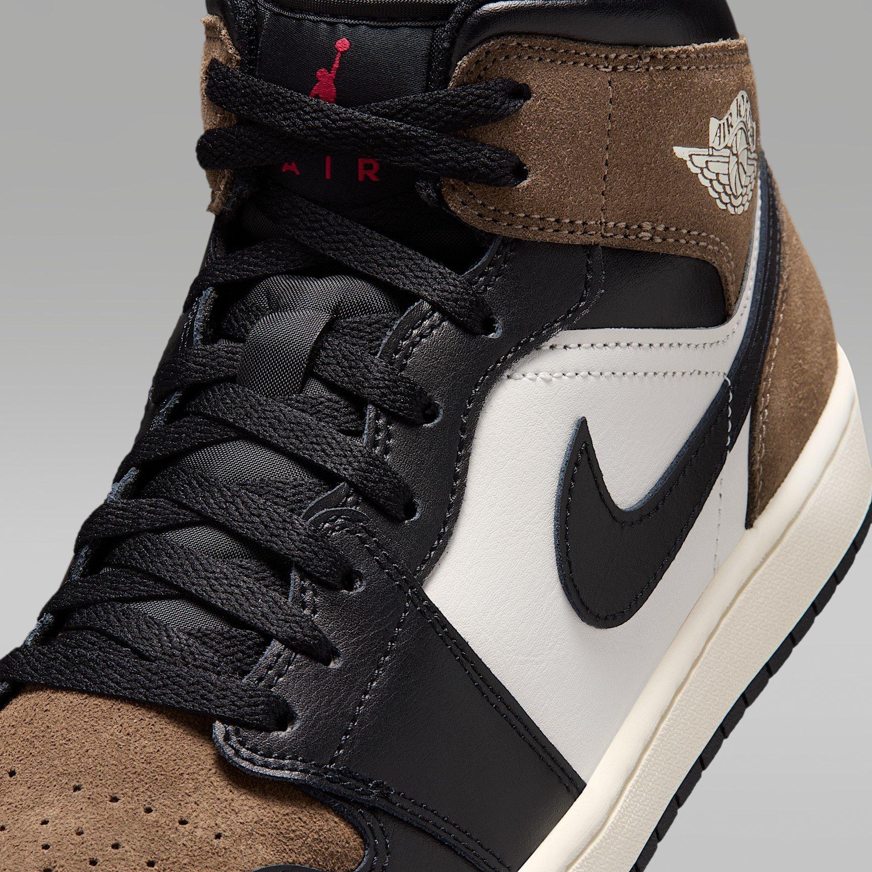 Black/Phantom - Air Jordan - Men's High-Top Trainers - 7