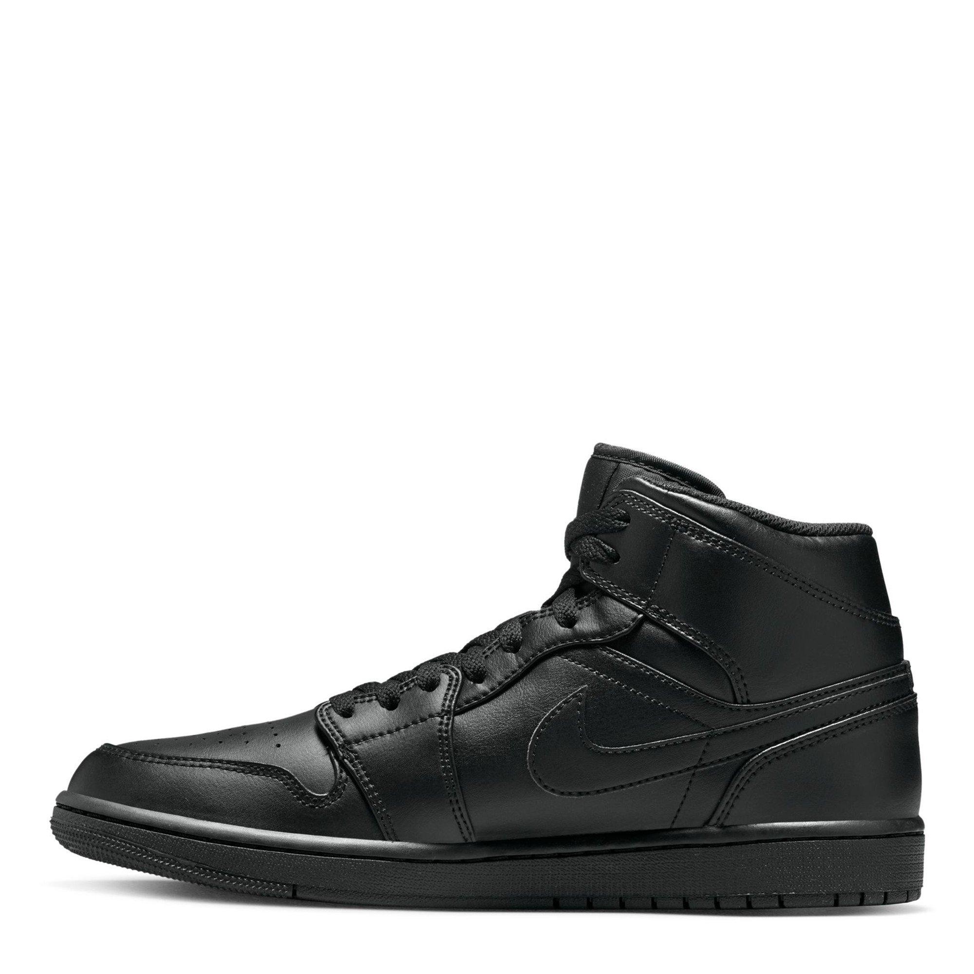 Black/Black - Air Jordan - Men's High-Top Trainers - 2
