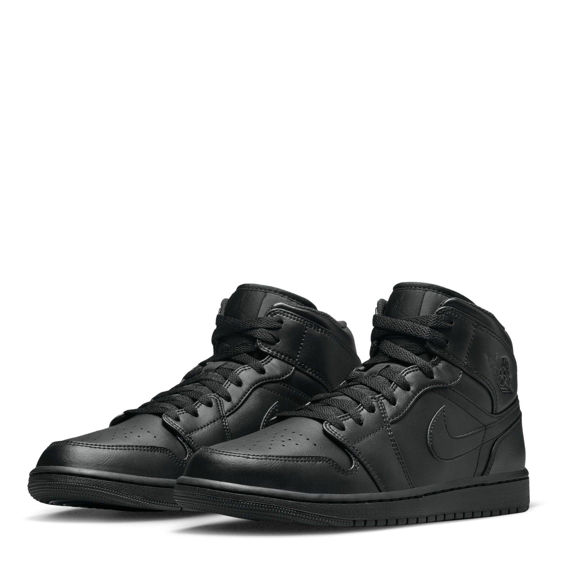 Black/Black - Air Jordan - Men's High-Top Trainers - 3