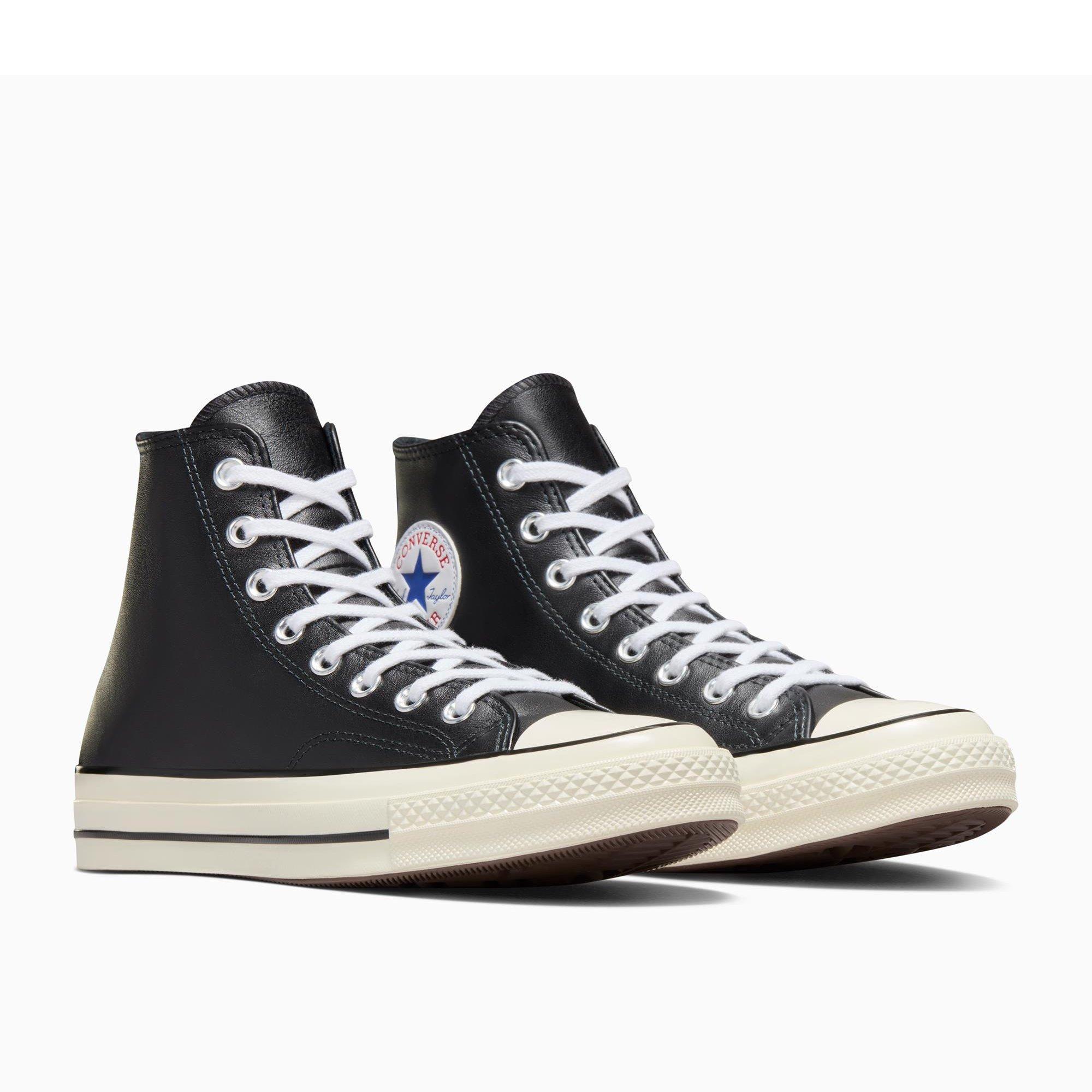 001-Black/Whi - Converse - Unisex Adults Chuck 70 Leather High-Top Trainers - 3