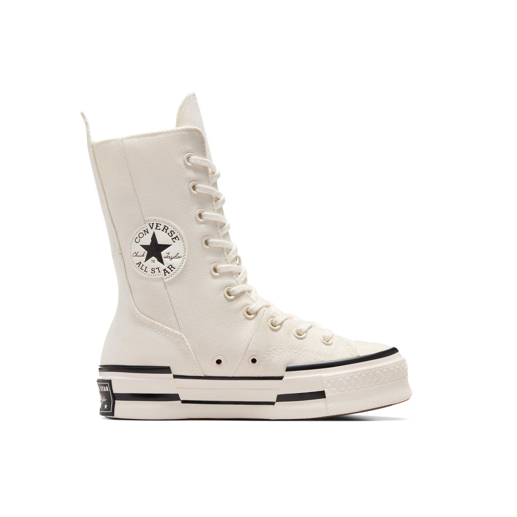 Converse  Adults Chuck 70 Plus Xhi High-Top Trainers - 286-Egret/Egr - 5.5 (38.5)