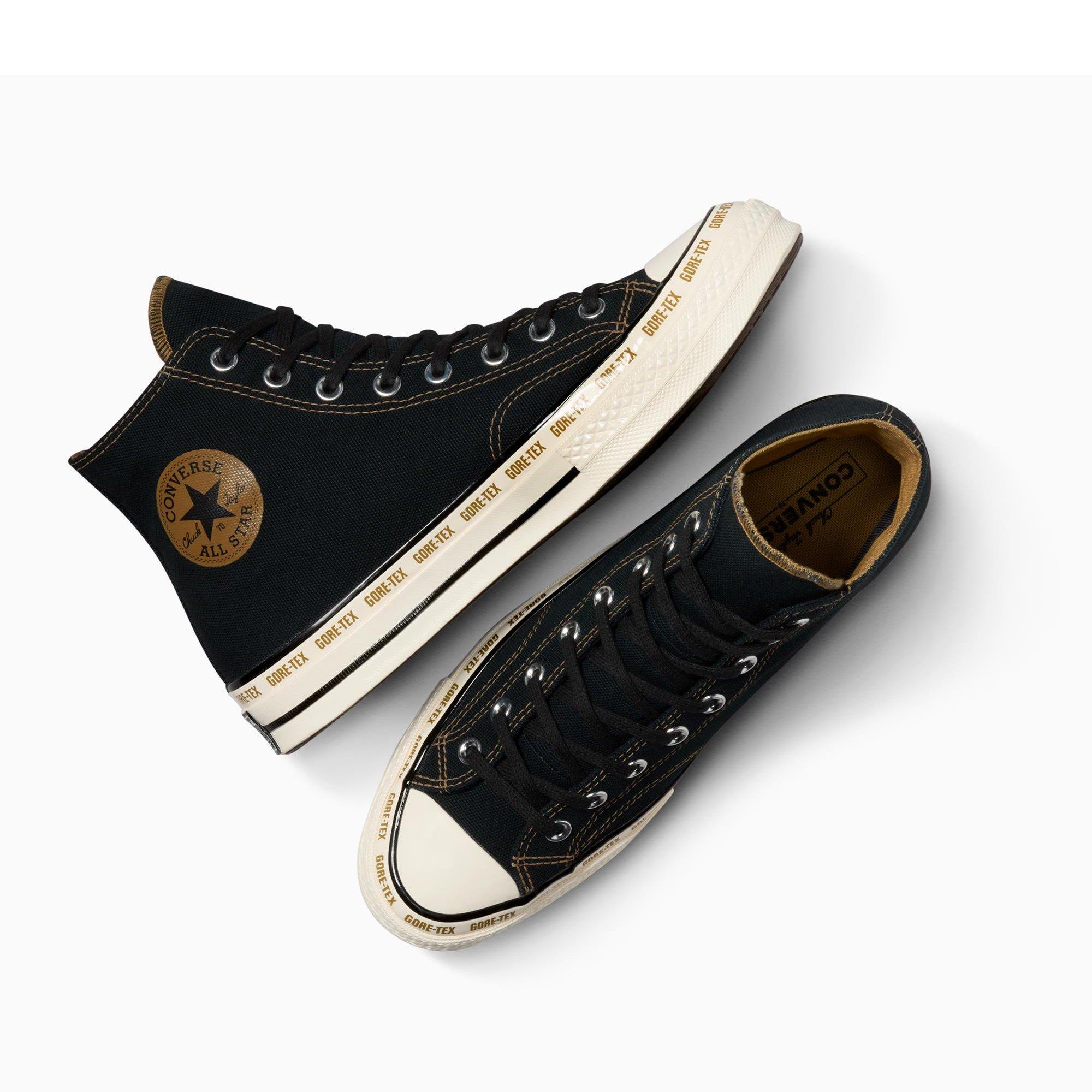 001-Black/Toa - Converse - Unisex Chuck 70 Gore-Tex High-Top Trainers - 4