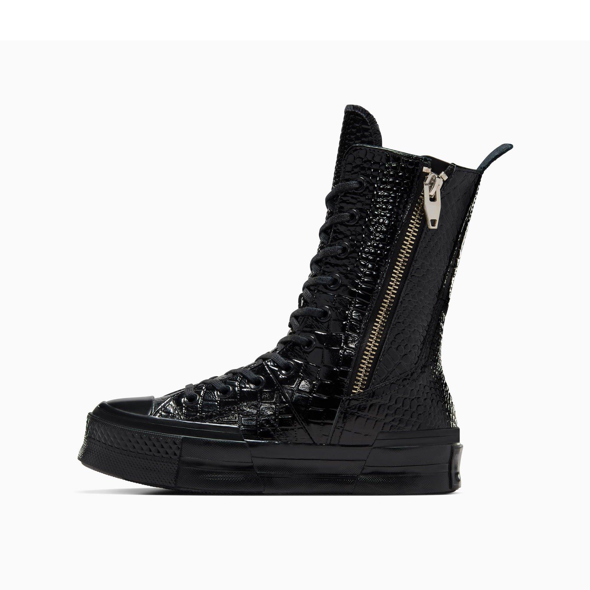 001-Black/Bla - Converse - Unisex Adults Chuck 70 Plus Xhi Leather High-Top Trainers - 2
