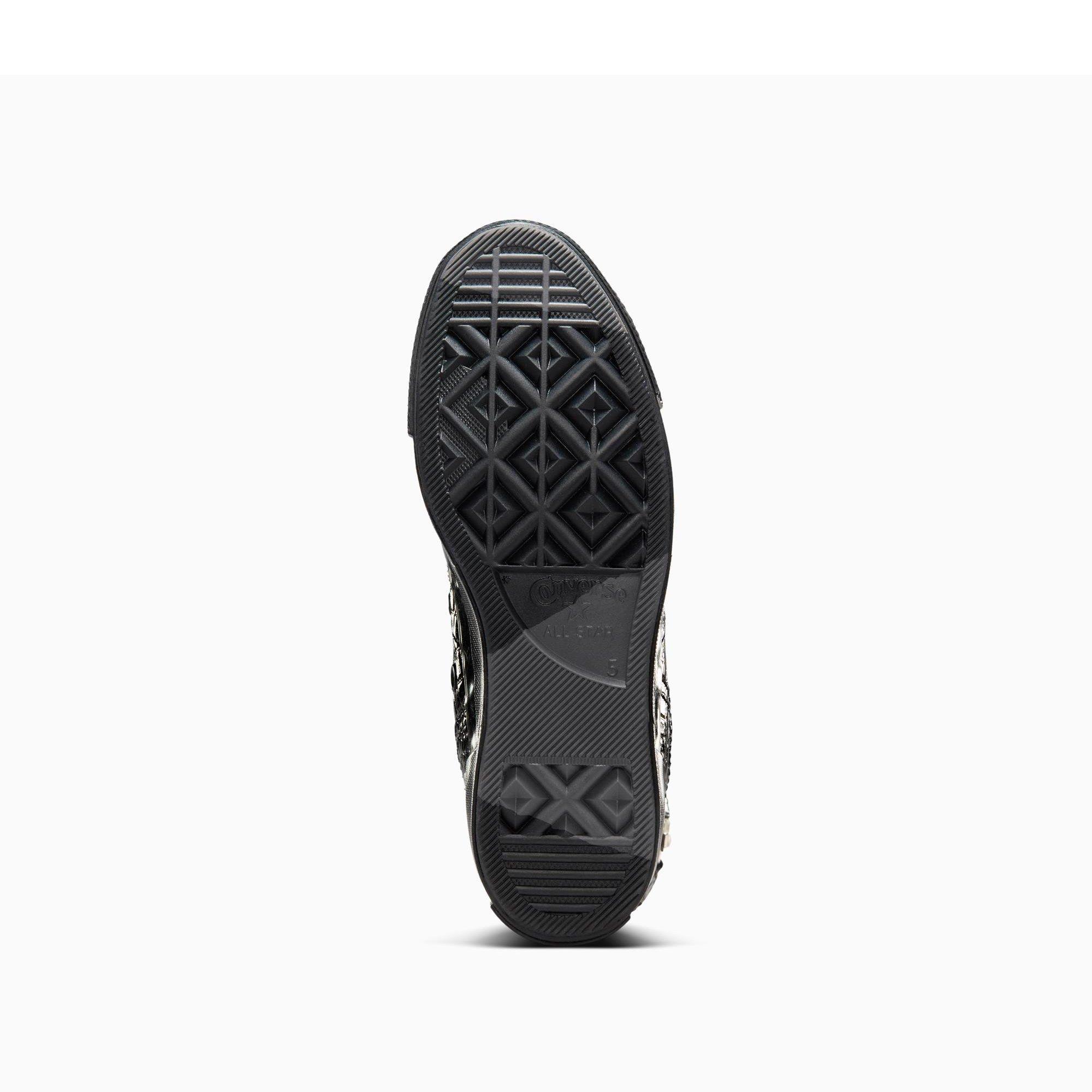 001-Black/Bla - Converse - Unisex Adults Chuck 70 Plus Xhi Leather High-Top Trainers - 4